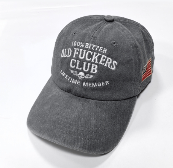 🧢 Old F*ckers Club - Vintage Cotton Baseball Cap