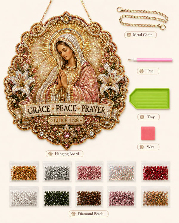 🙏✝️Christian Diamond Art Hanging Ornament Kit(✨Buy 2 Free Shipping)