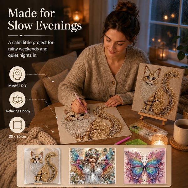 👼✨Sparkling Crystal Diamond Art Kit For DIY Wall Decor(📦Buy 2 Free Shipping)