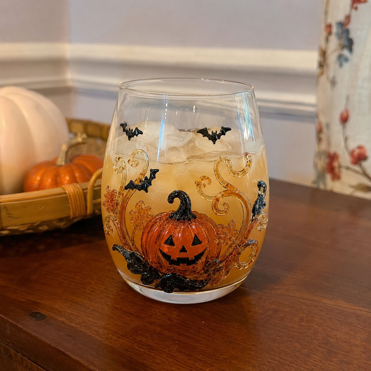 Customer photo of Halloween pumpkin glass