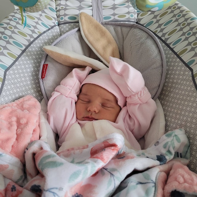 Personalized Bunny Outfit For Baby - Embroidery Name