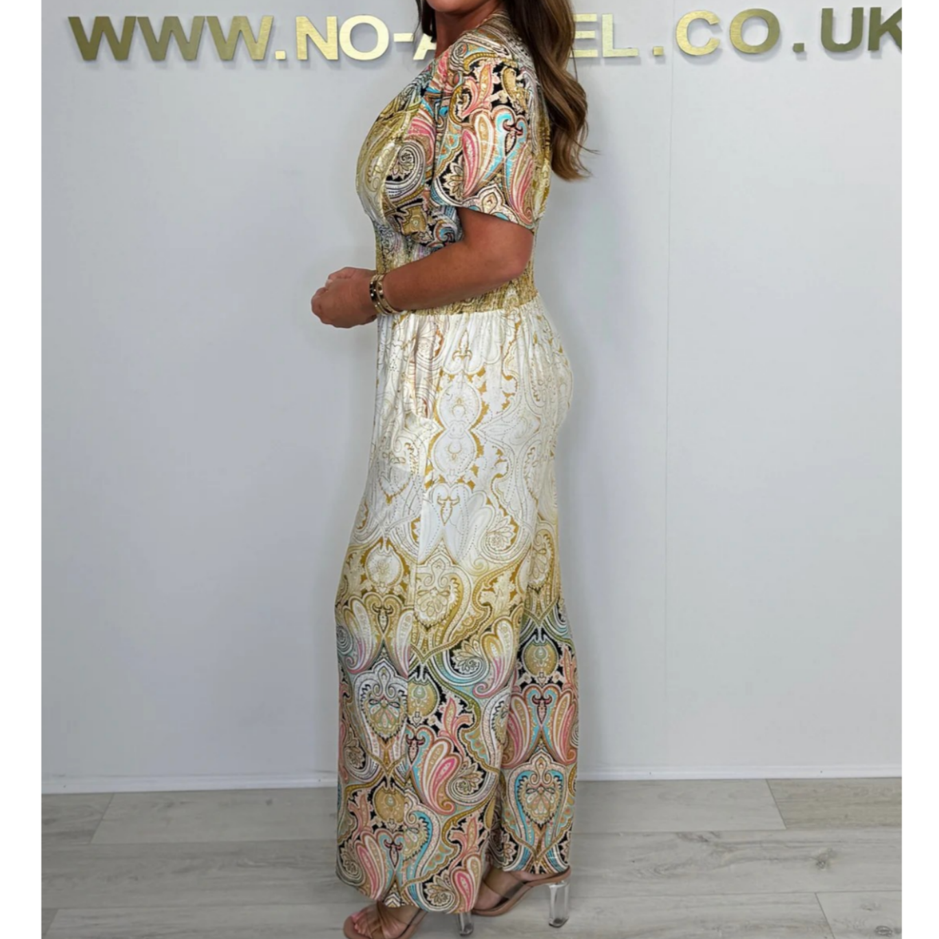🌷 Summer Hot Sale 50% Off 🩵 Bohemian Print Wide Leg Jumpsuit