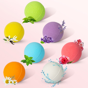 Aofmee Bath Bombs Set Bath Salt Balls Self Care for Women 2024