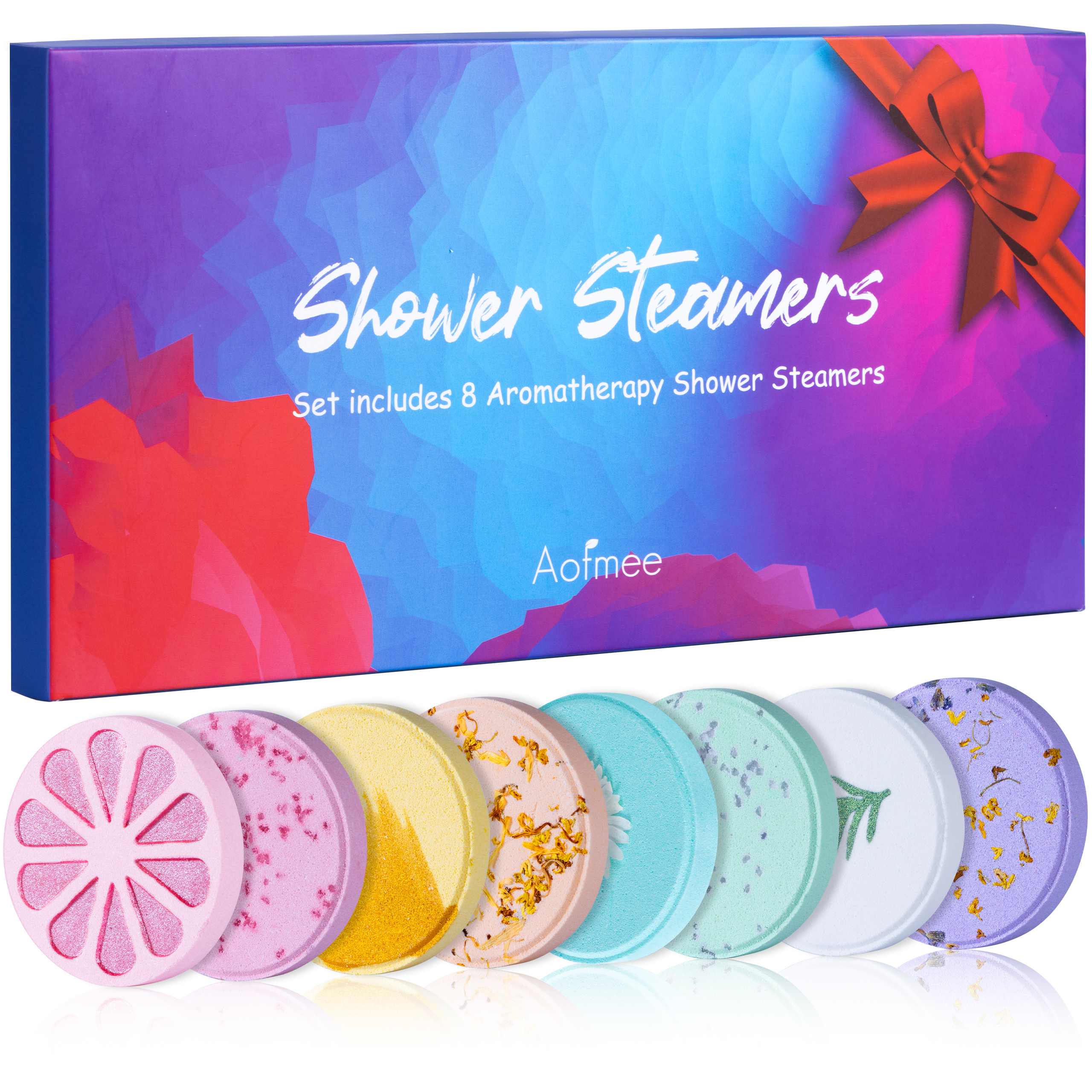 Aofmee 8 Shower Bombs Aromatherapy, Shower Steamers Gift Set for Kids 2024