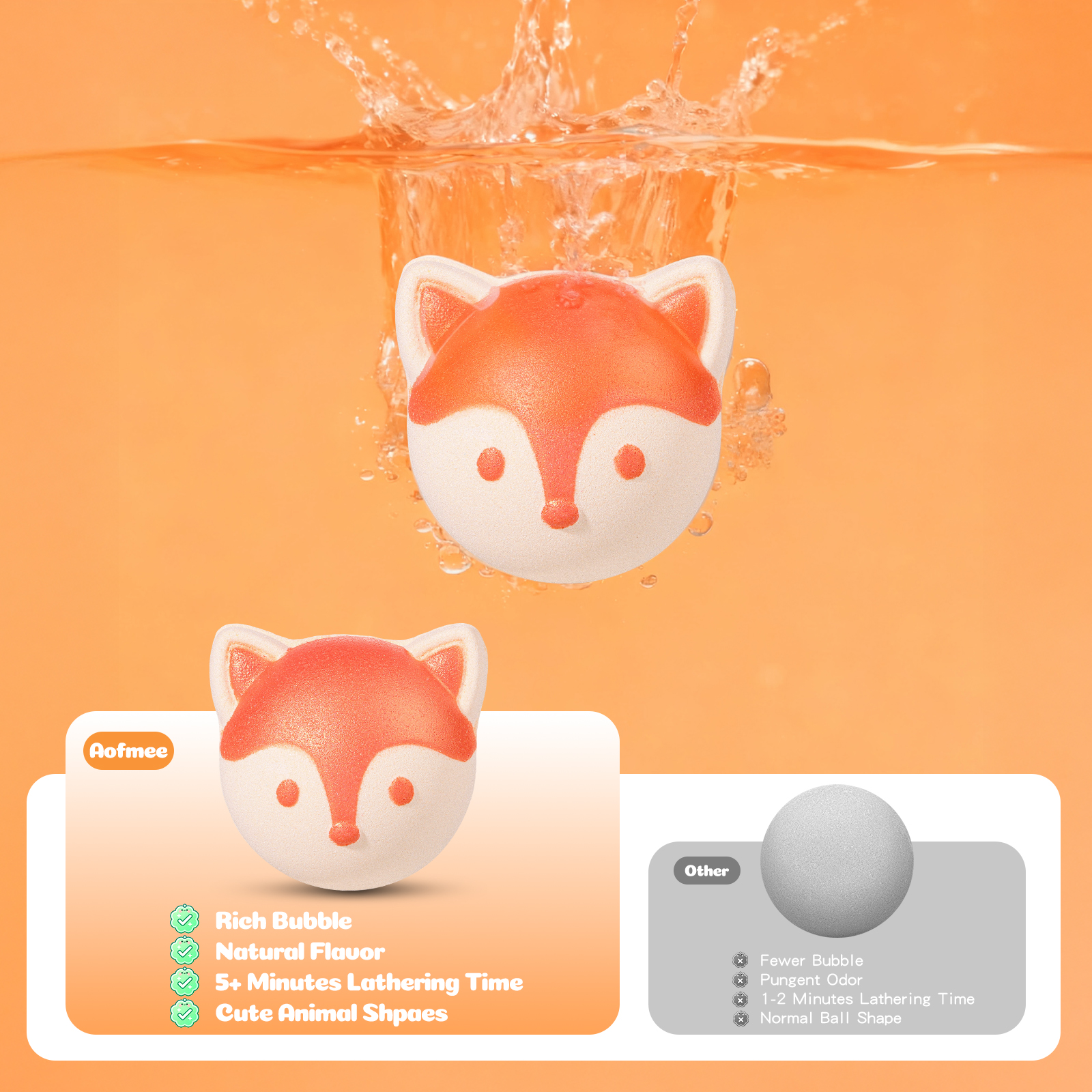 Bath Bombs for Kids, 12 Pcs Handmade Safe Bath Bombs with Essential Oil, Animal Shapes Bubble Bath, Fun Spa Bath Gift Set for Boys and Girls