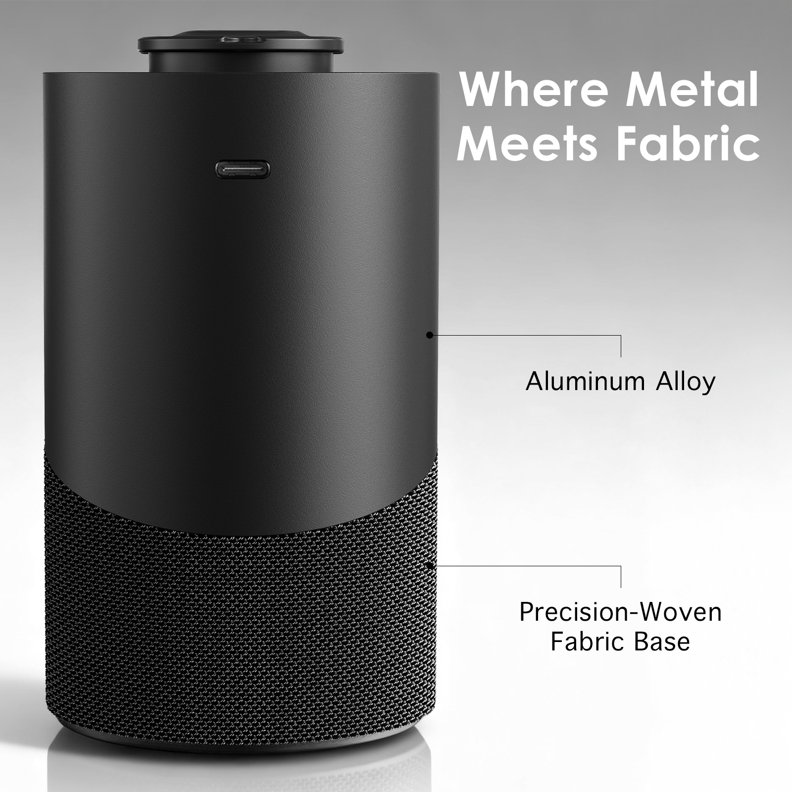 Aofmee Waterless Diffuser for Essential Oil, Car Diffsuer, 2000mAh Battery Operated Scent Air Machine, with 3 Timer & 3 Mist Levels for Home, Car, Office - Black