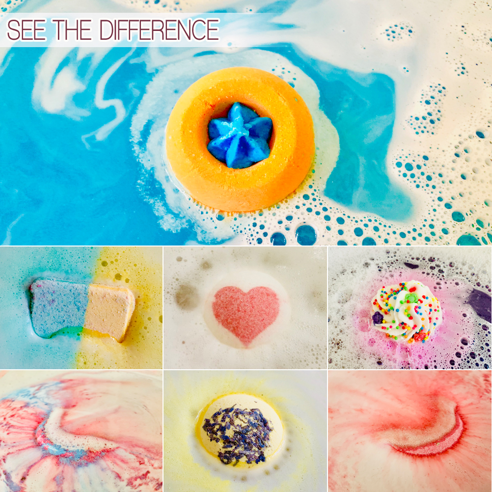 Bath Bombs, 7 Natural Bath Bomb Gift Set, Handmade Bubble Bathbombs for Women Kids, Gifts for Mom Her Girlfriend, Mothers Day Gifts, Birthday Valentines Christmas Gifts for Women