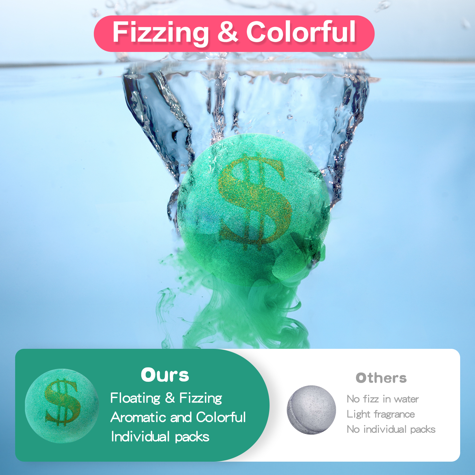 Bath Bombs, Aofmee Bath Bombs for Women, 12 Bath Bomb for Kids Girls, Homemade Bathbombs with Essential Oil, Bath Spa Relaxing Christmas Valentines Birthday Mothers Day Gifts Set for Mom Her