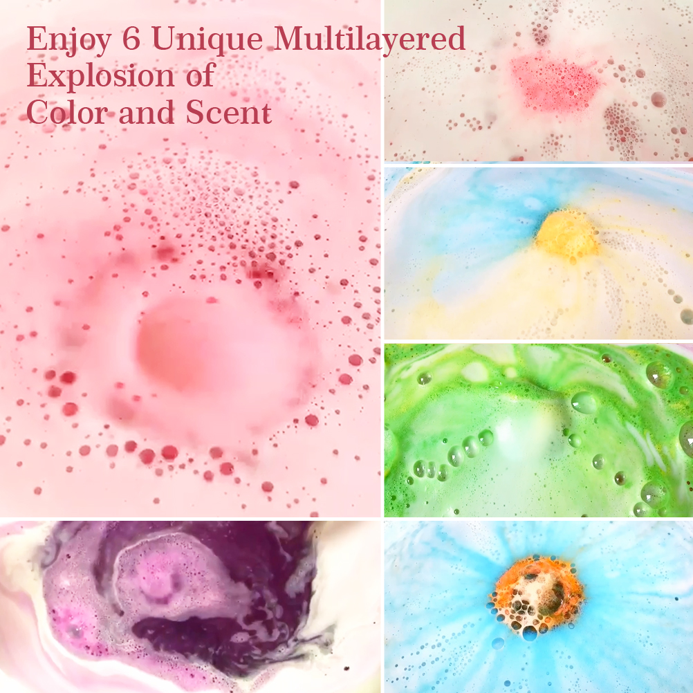 Aofmee 6 Bubble Bombs Luxurious Bath Bombs and Self Care for Women 2024