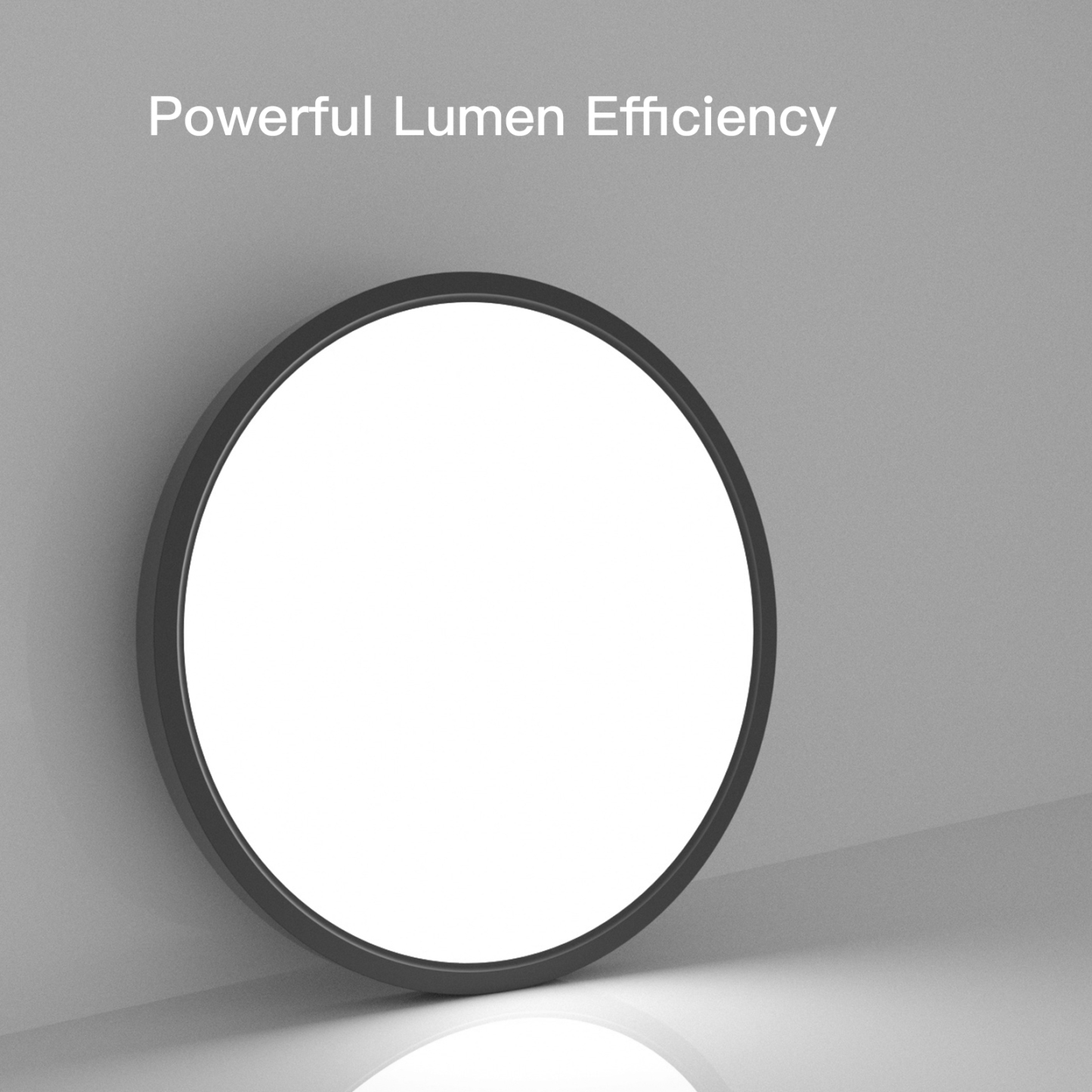 TALOYA A5 Series Flush Mount LED ceiling Light Fixture, 12 inch,24W,5000K, Black, Non-DIMMABLE