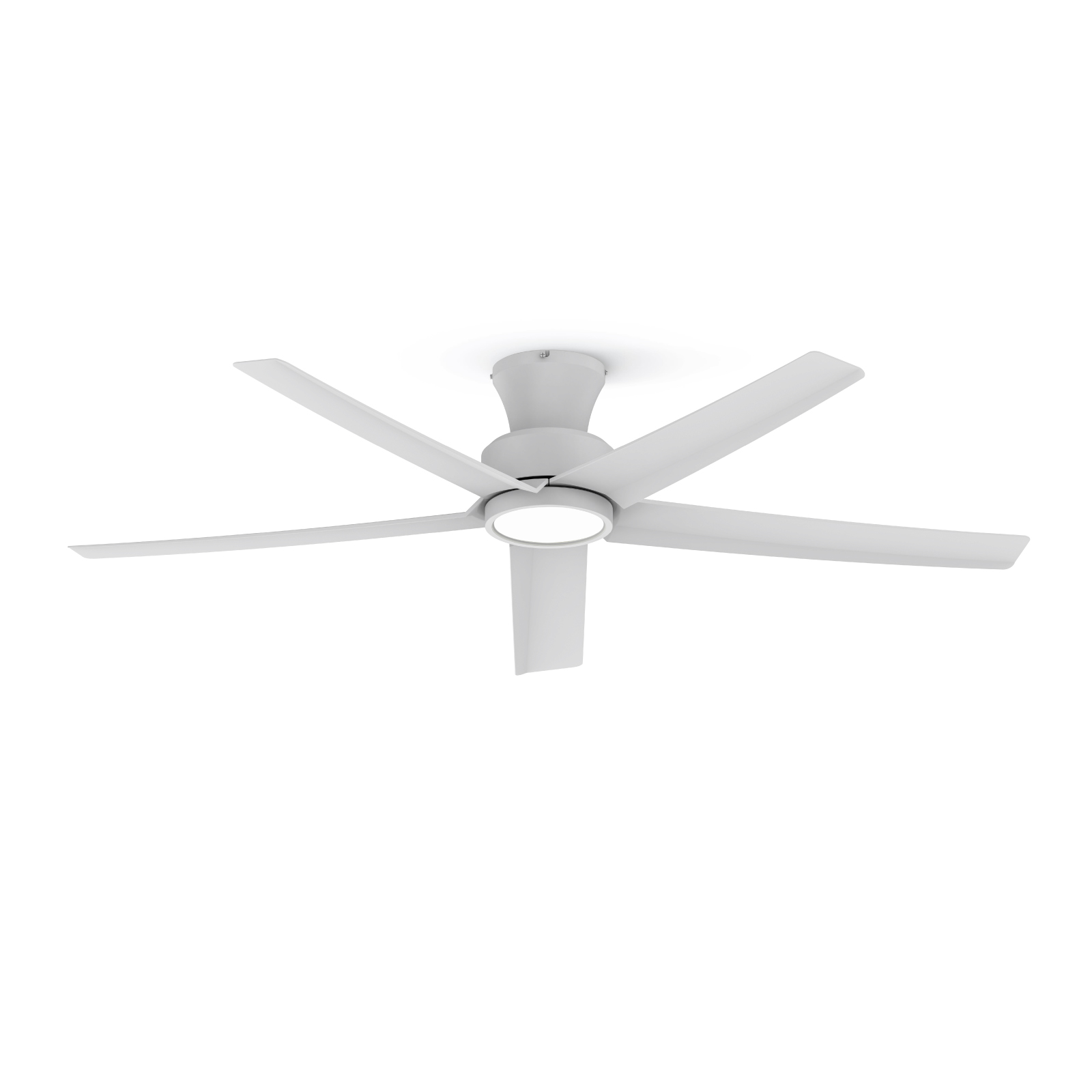 TALOYA 52 inch Ceiling Fans with Lights,Remote Control Multifunctional Quiet Fan with Three Color Temperature and Dimmable Light with Reversible Blades White