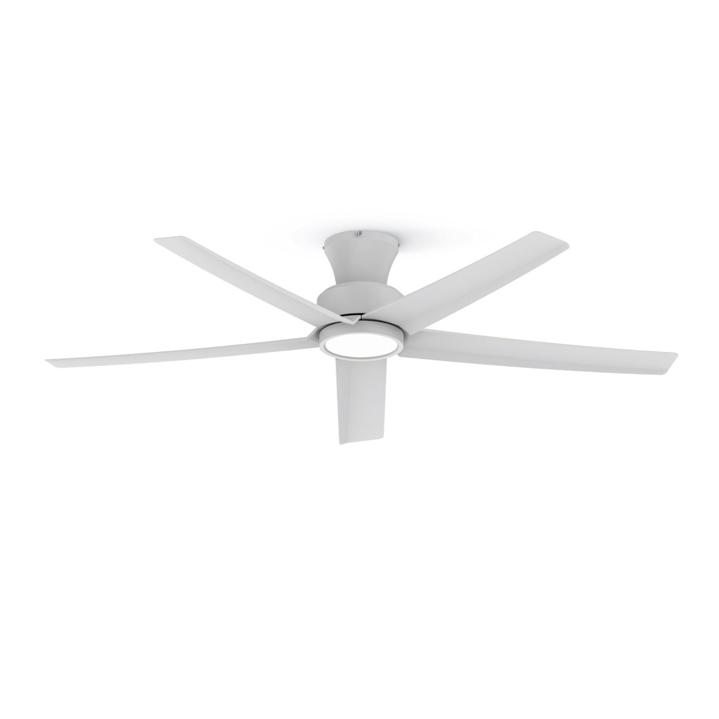 TALOYA 52 inch Ceiling Fans with Lights,Remote Control Multifunctional Quiet Fan with Three Color Temperature and Dimmable Light with Reversible Blades White