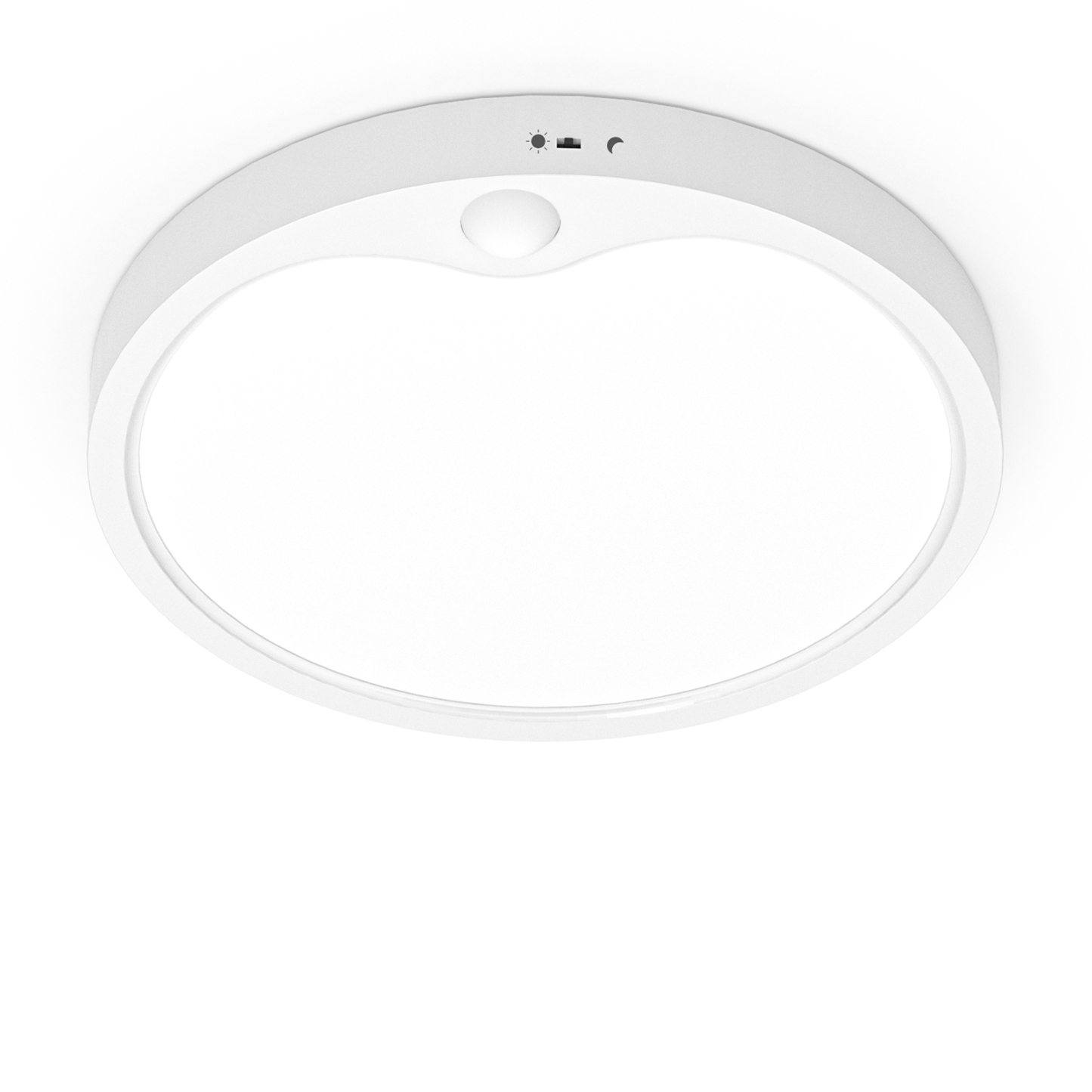  Motion Sensor Indoor LED Ceiling Light, White Light, 120V Hardwired 