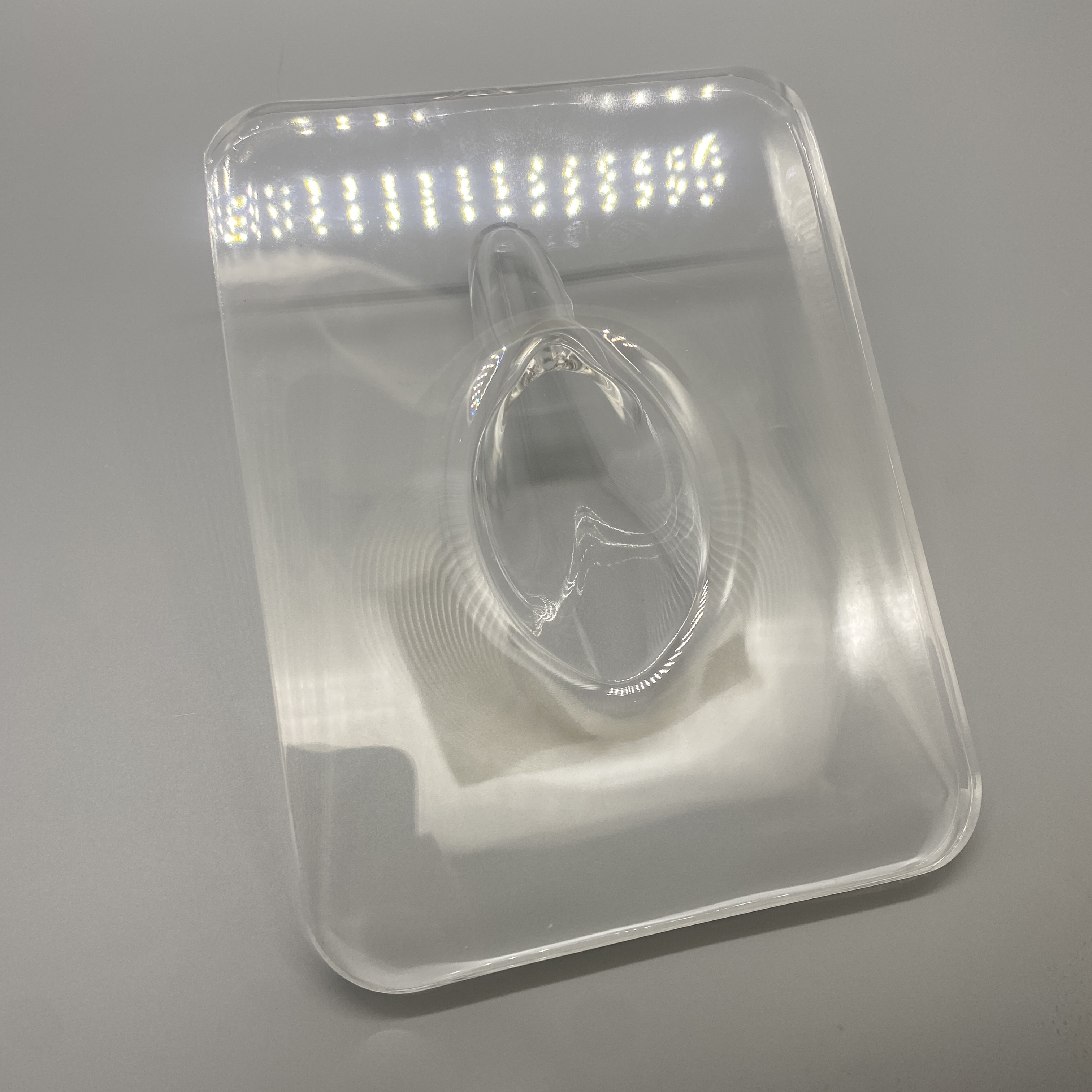 Picture Frame Vase - Round Opening, High Transparency Acrylic (15x20cm)