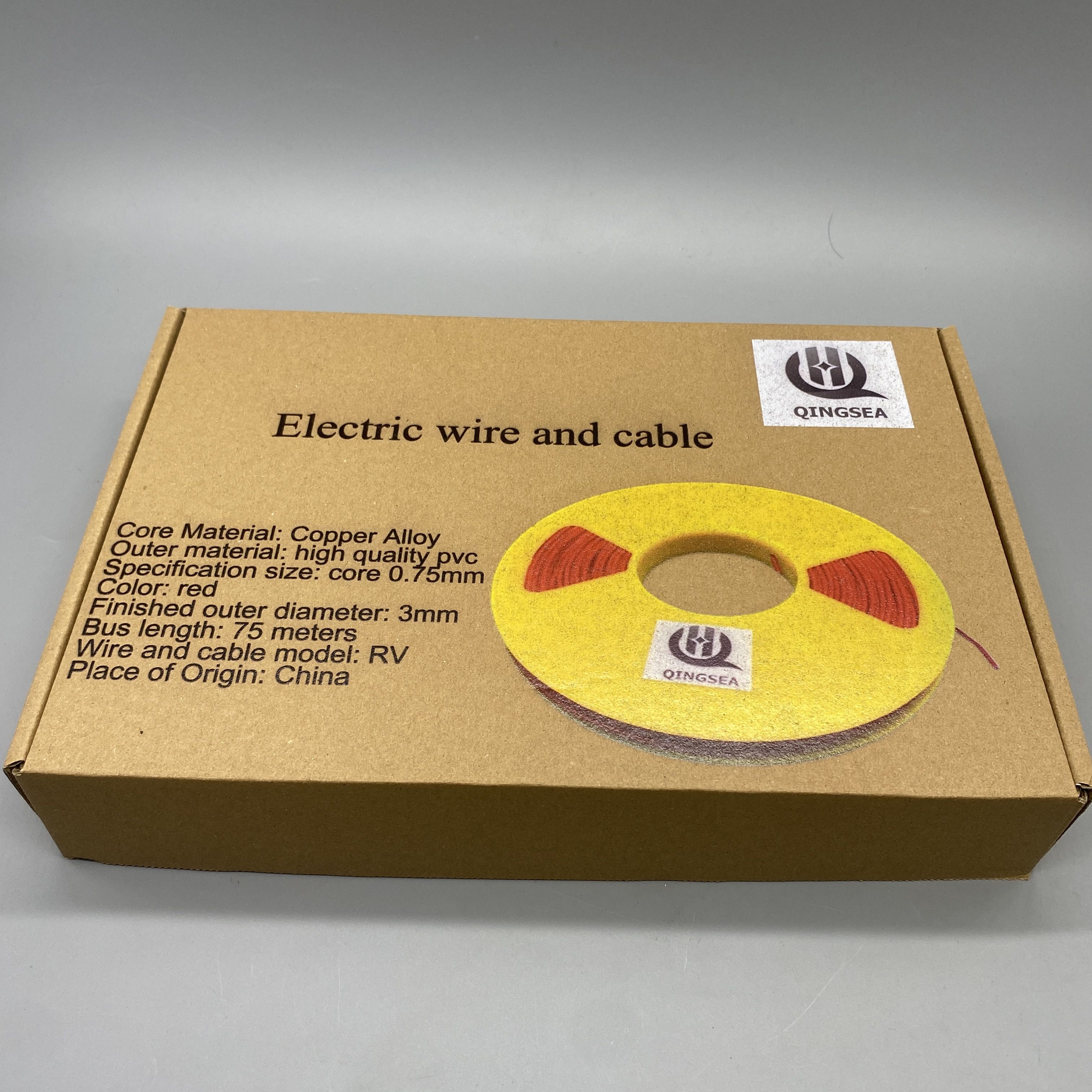 QINGSEA Q Electric Wire and Cable - Copper Alloy Core, Anti-Aging, Corrosion-Resistant, Durable, Flexible - Ideal for Home and Industrial Use