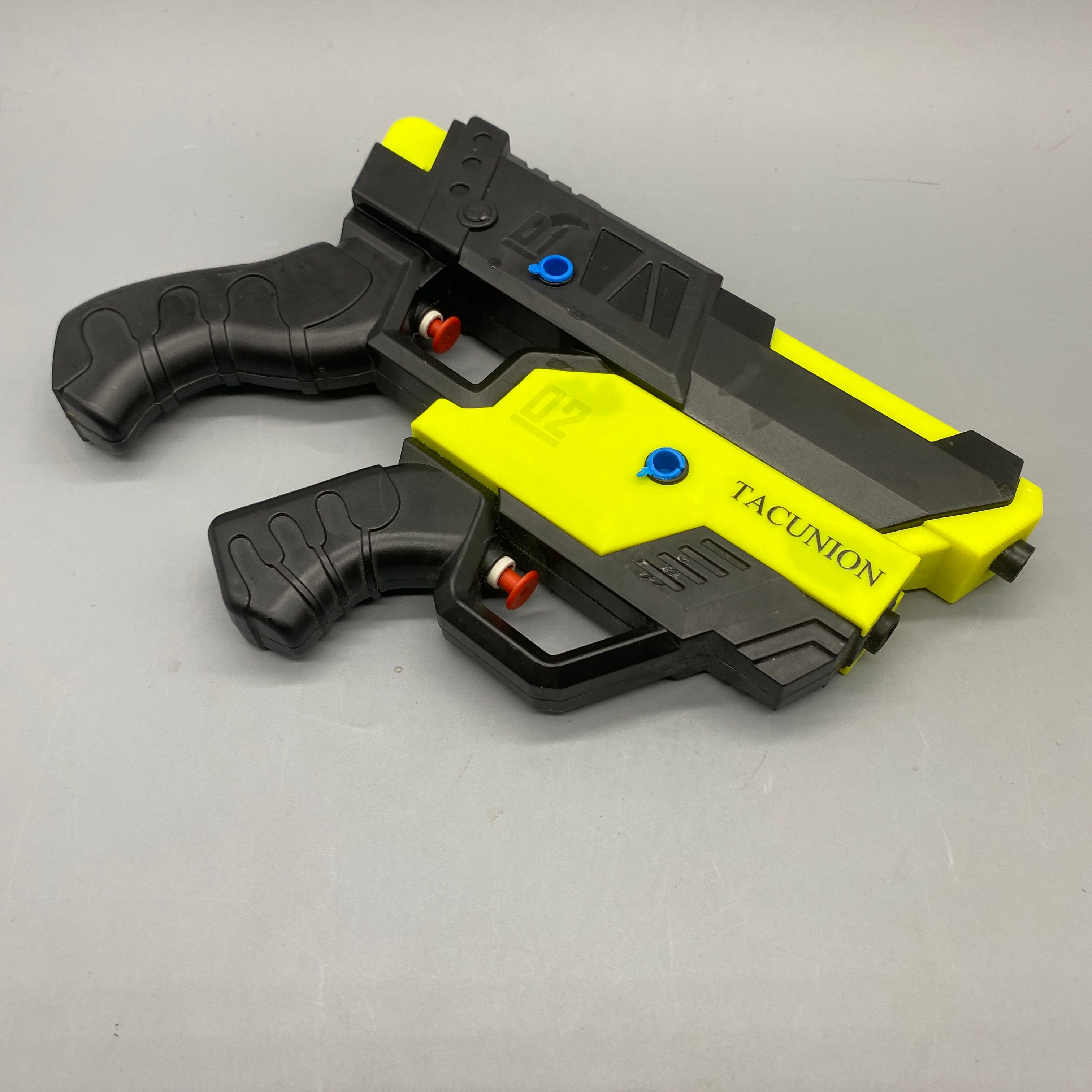 TACUNION Toy Guns , Plastic Handheld Pistols, 2-in-1 Combos, Safe and Fun for Ages 3+, 22x15x4cm