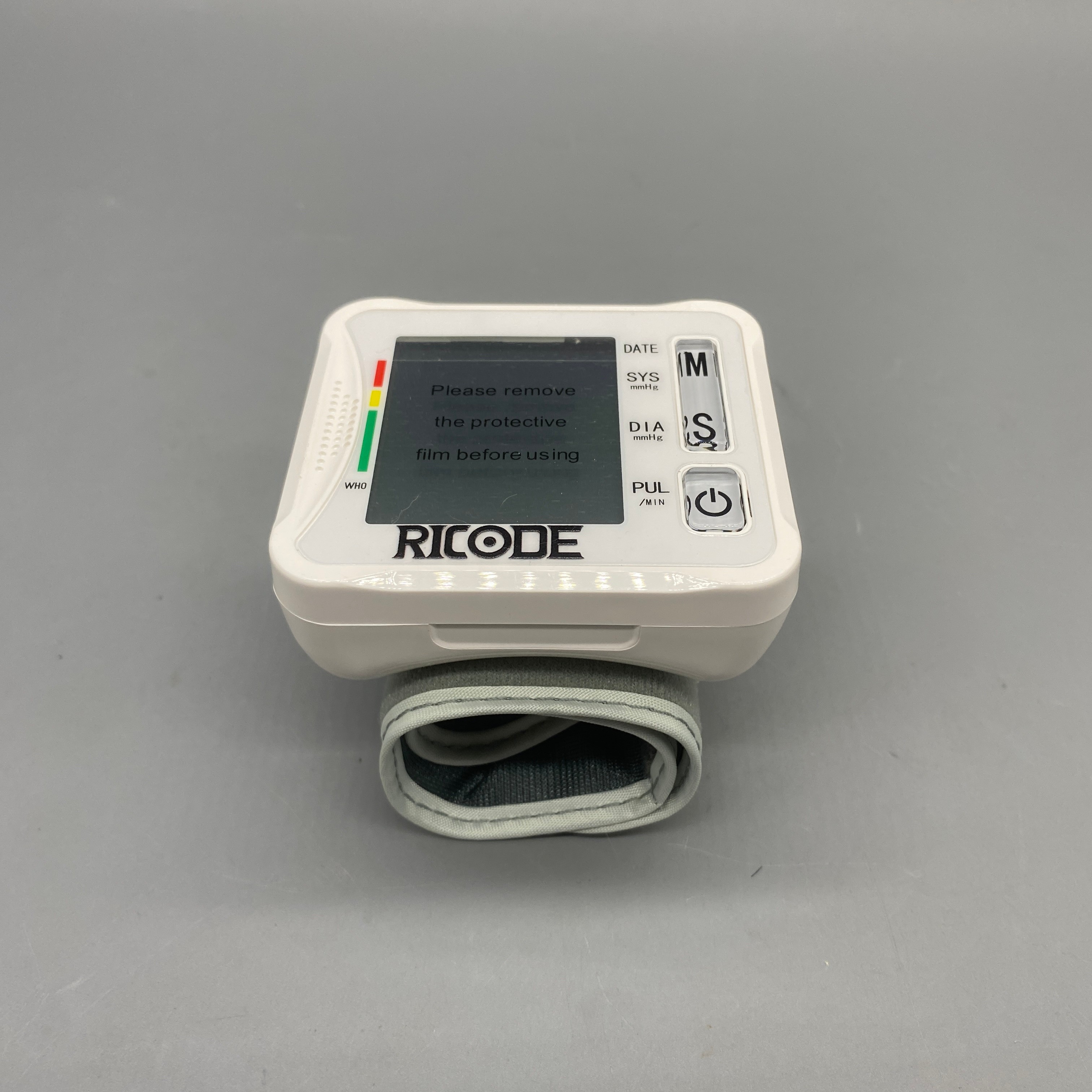RICODE Blood pressure measuring apparatus -User Memory (99 Sets Each), 13.5-19.5 cm Wrist Circumference, LCD Display, Accurate Oscillometric Measurements, Battery Operated