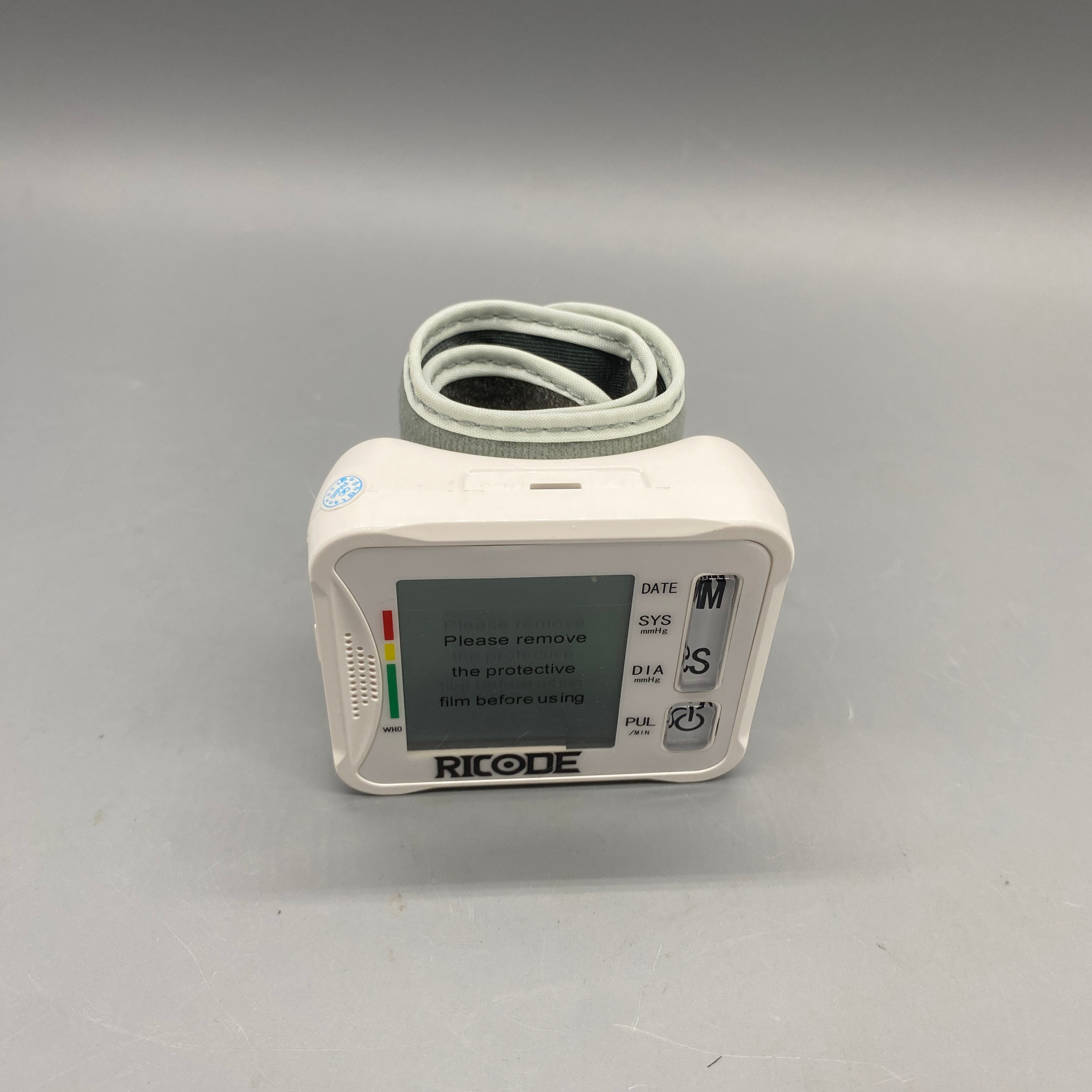 RICODE Blood pressure measuring apparatus -User Memory (99 Sets Each), 13.5-19.5 cm Wrist Circumference, LCD Display, Accurate Oscillometric Measurements, Battery Operated