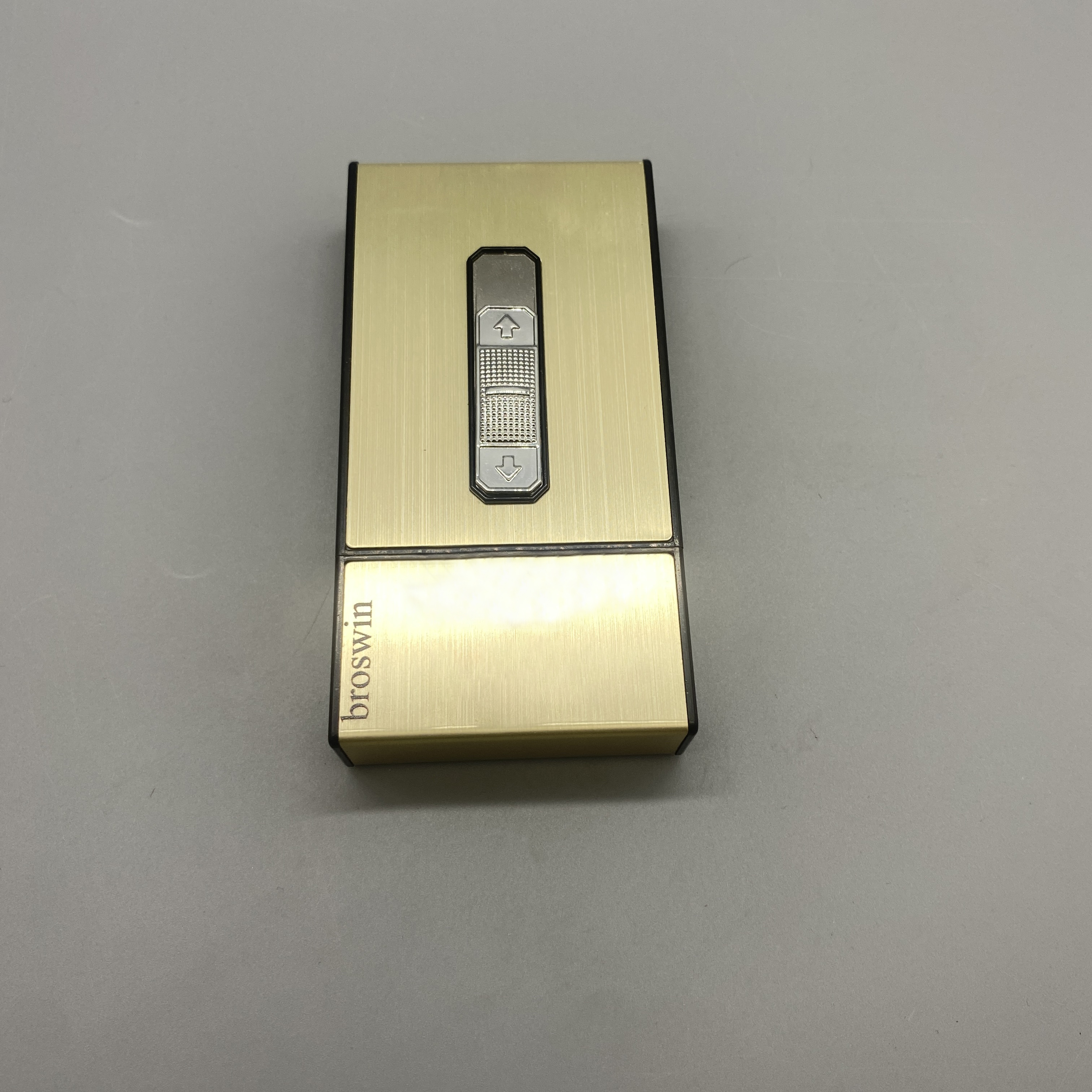 broswin Cigar and cigarette boxes not of precious metal - Elegant Zinc Alloy and ABS Case (116x60x24mm)