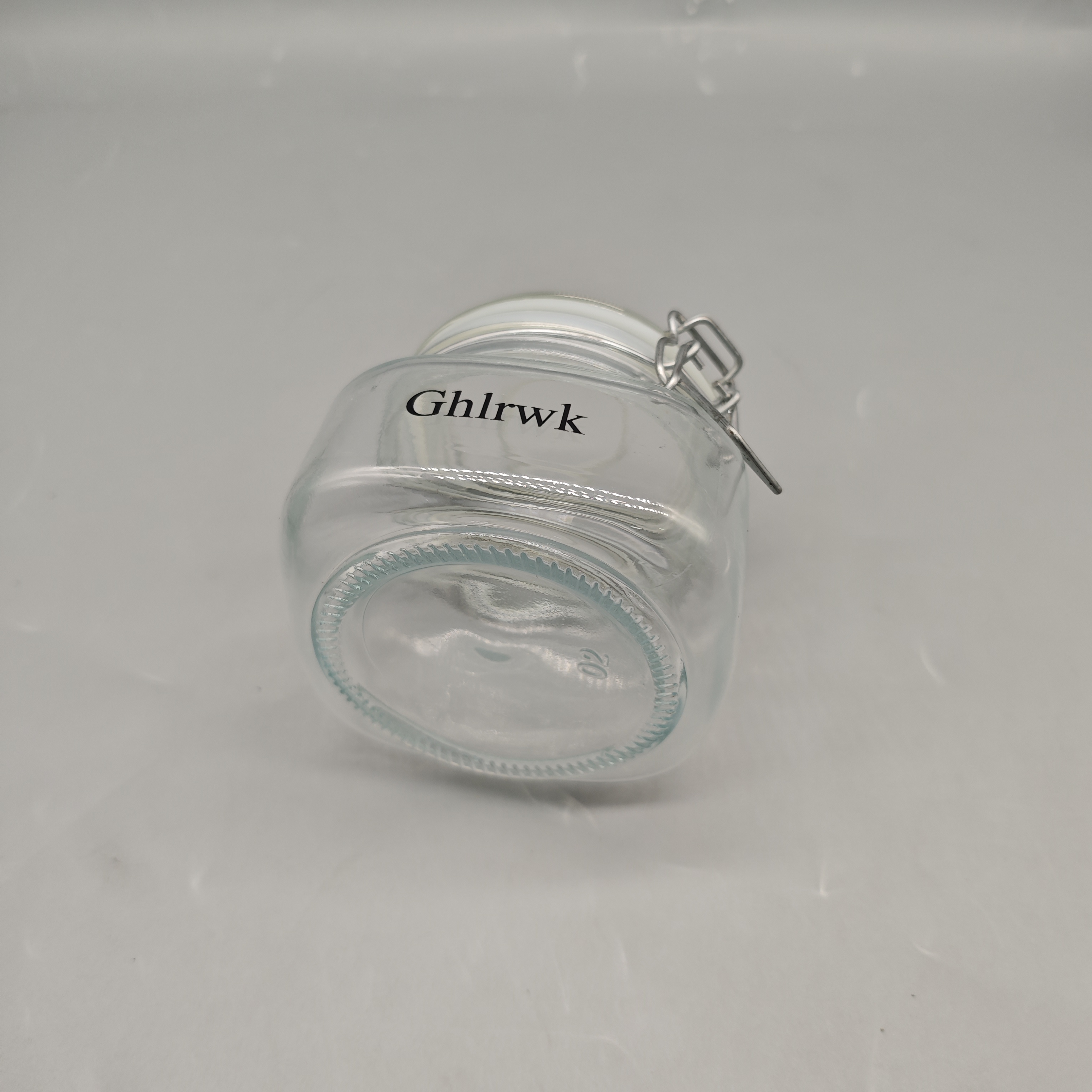 Ghlrwk Containers for Household or Kitchen Use, Glass and Stainless Steel, 500ml Capacity, Airtight Seal, 4.1×4.1×3.5 in