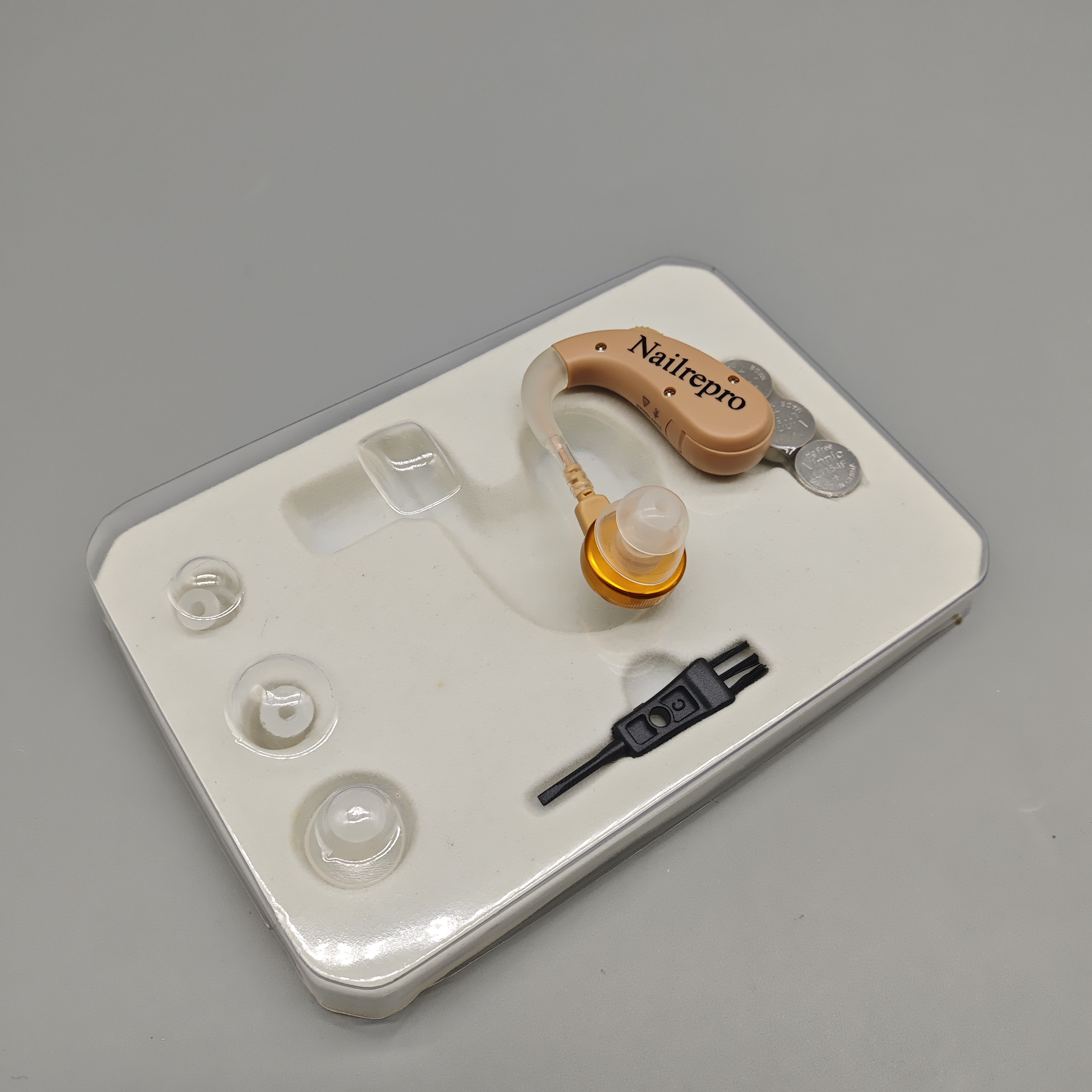 Nailrepro Digital Hearing Aids with Medical-Grade TPE Ear Hook, 2 Modes for Noise Reduction & Clear Sound, Easy Operation, Comfortable Fit for Seniors & Adults