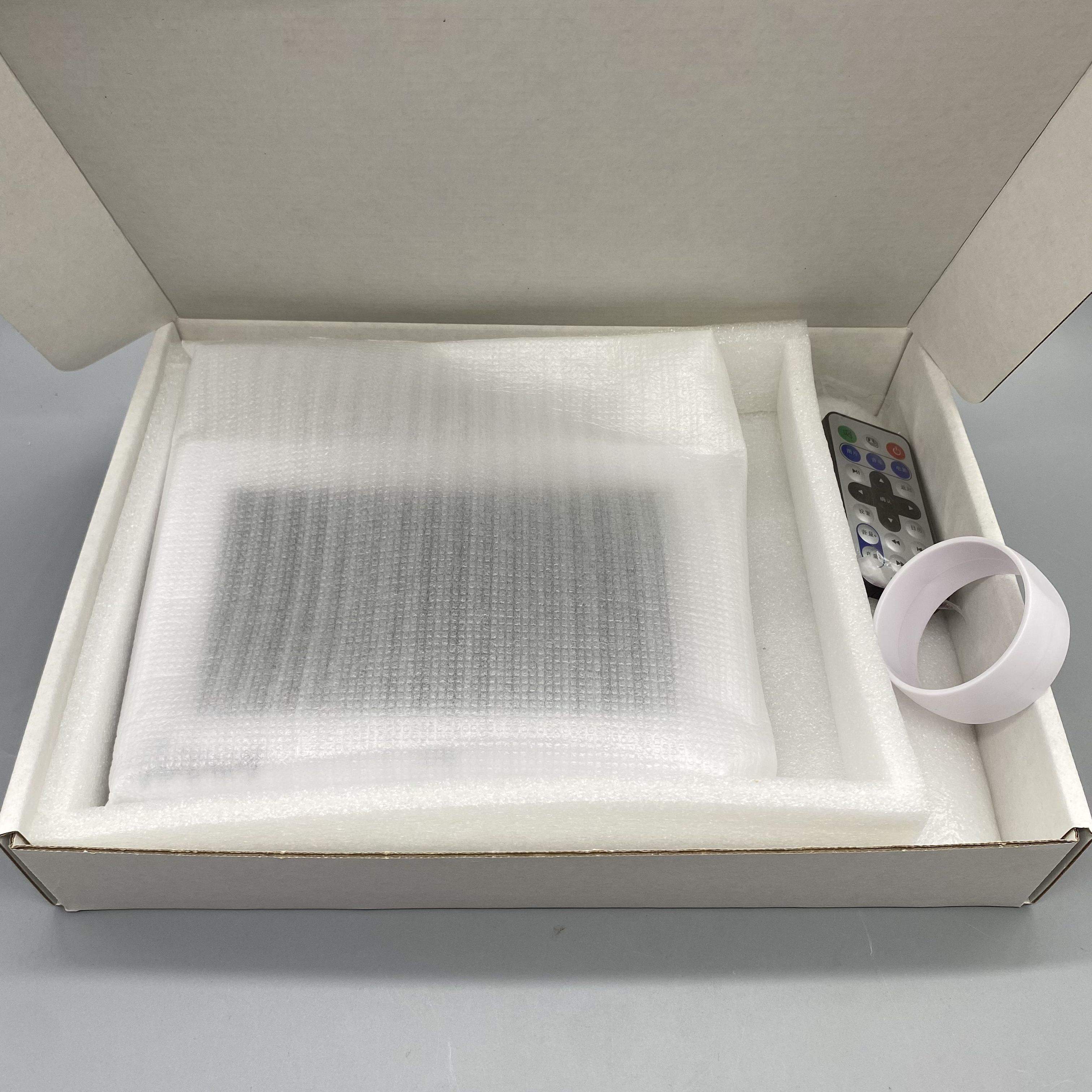 AiRBum 8-Inch Digital Photo Frame - 1024x768 Resolution, Supports Video/Photo/Music, USB & SD Card Slots, White