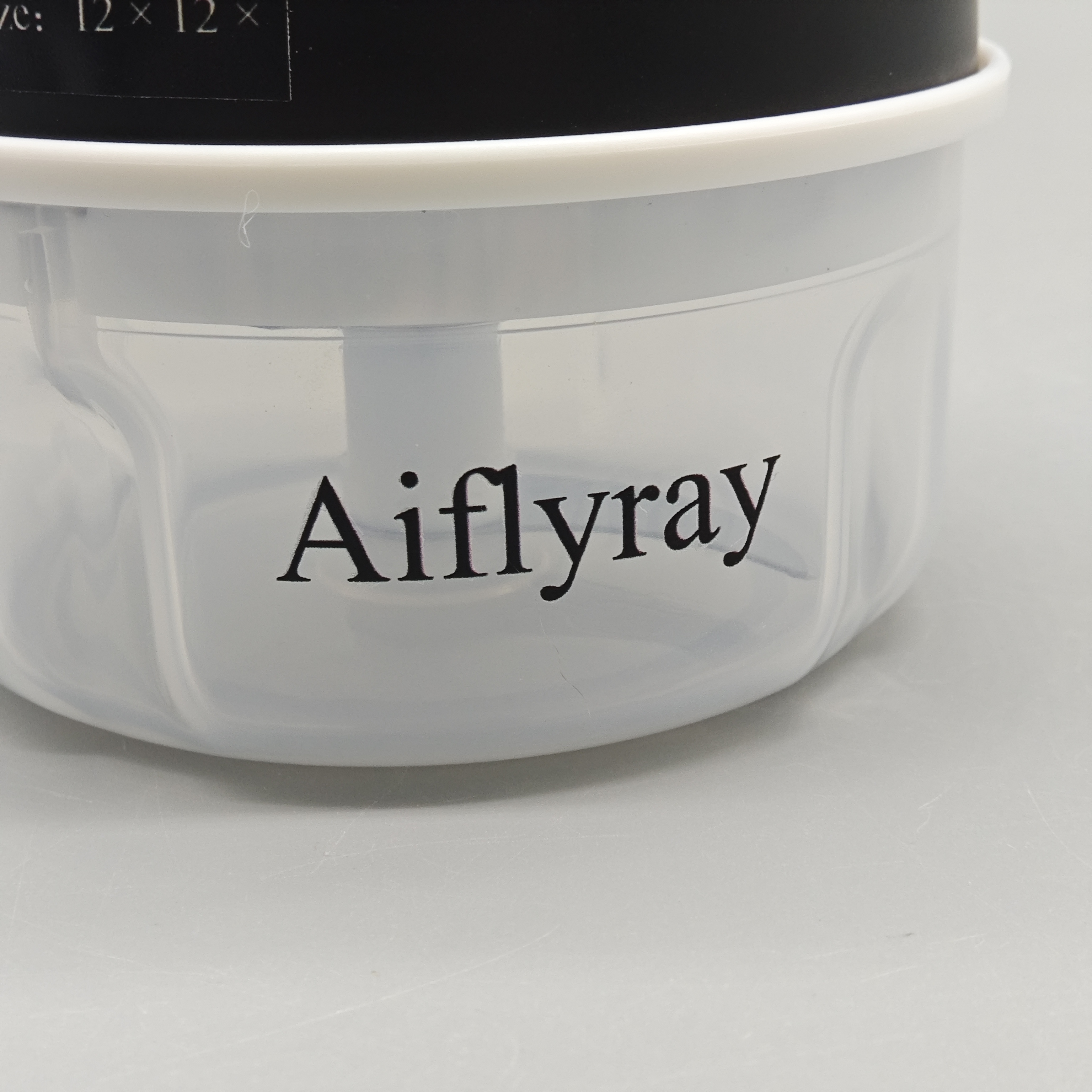 Aiflyray Electric Food Grinders, 12×12×8.5cm Portable Wireless Chopper with 500mAh Battery, 40W High-Power Motor, Food-Grade Thick Cup, Sharp 3-Blade Cutter, Multipurpose Design