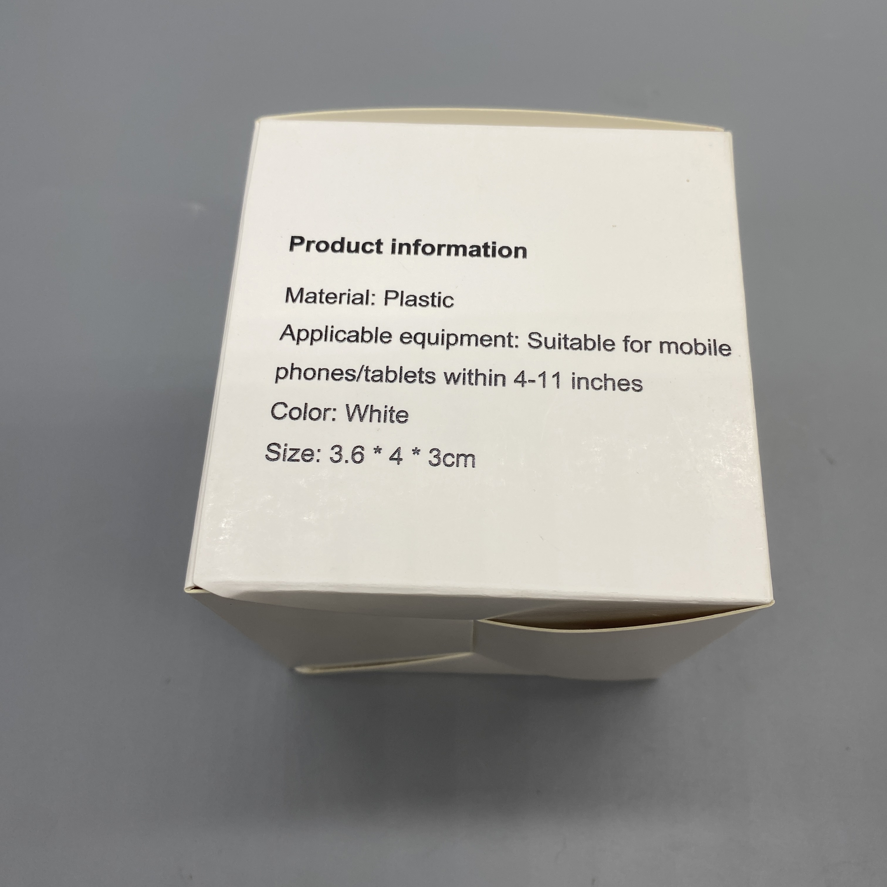 xo simple is beauty In-Car Telephone Handset Cradle - Plastic Material, Fits 4-11 Inch Phones, White Color, 3.6x4x3cm