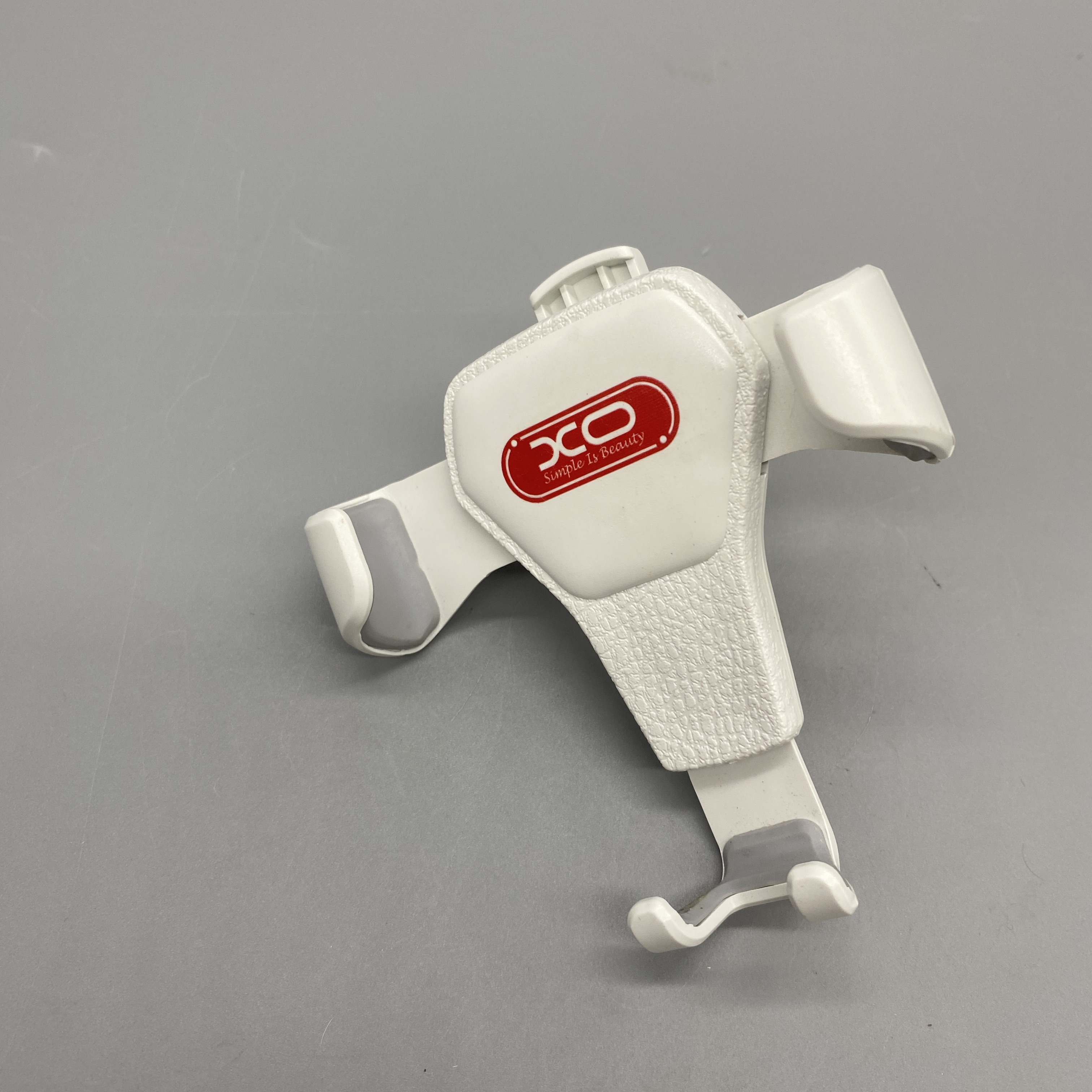 xo simple is beauty In-Car Telephone Handset Cradle - Plastic Material, Fits 4-11 Inch Phones, White Color, 3.6x4x3cm