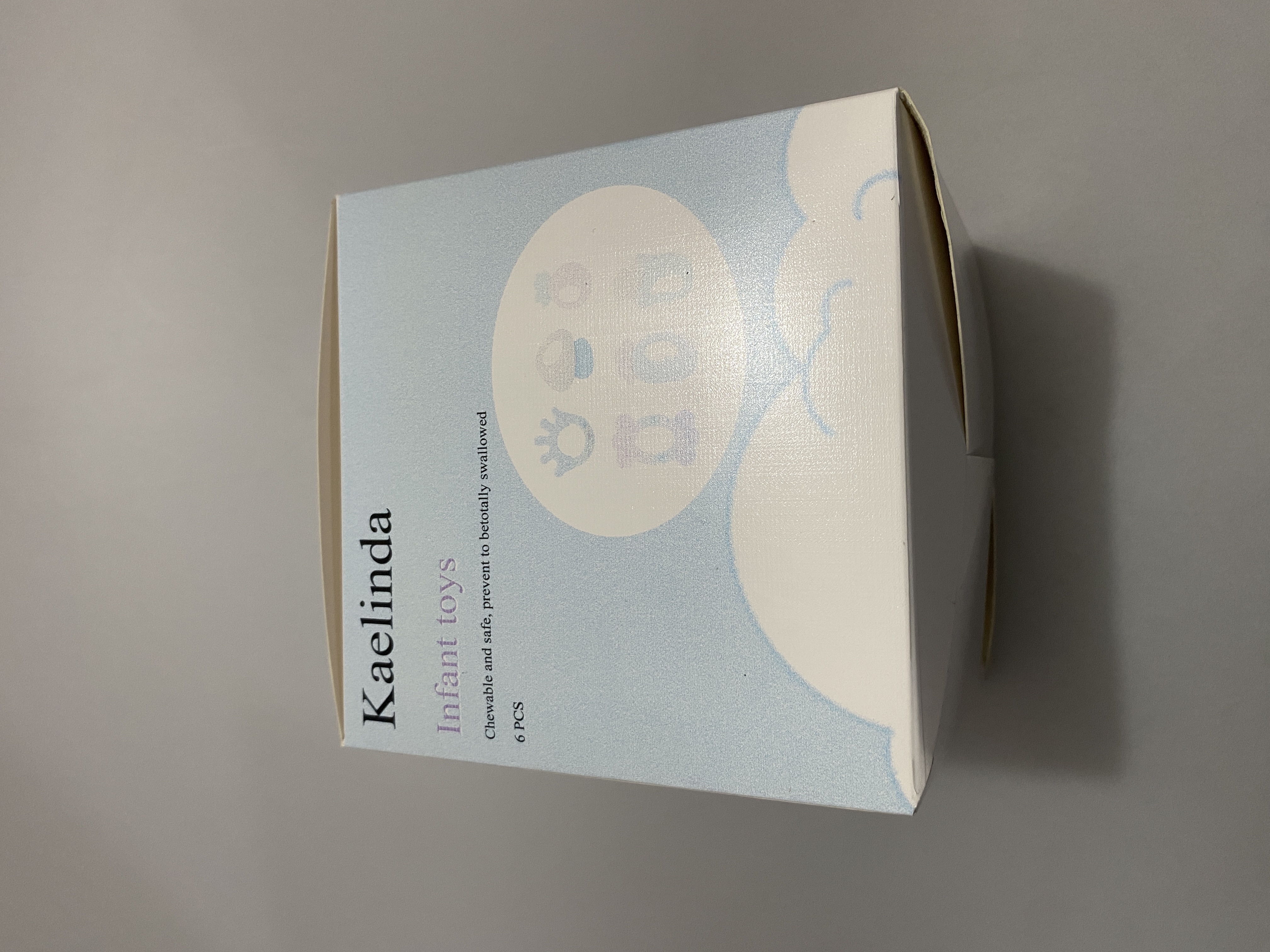 Kaelinda Infant Toys - ABS Plastic Material, Set of 6, Play/Bite/Rattle Features, Suitable for Ages 0-12 Months