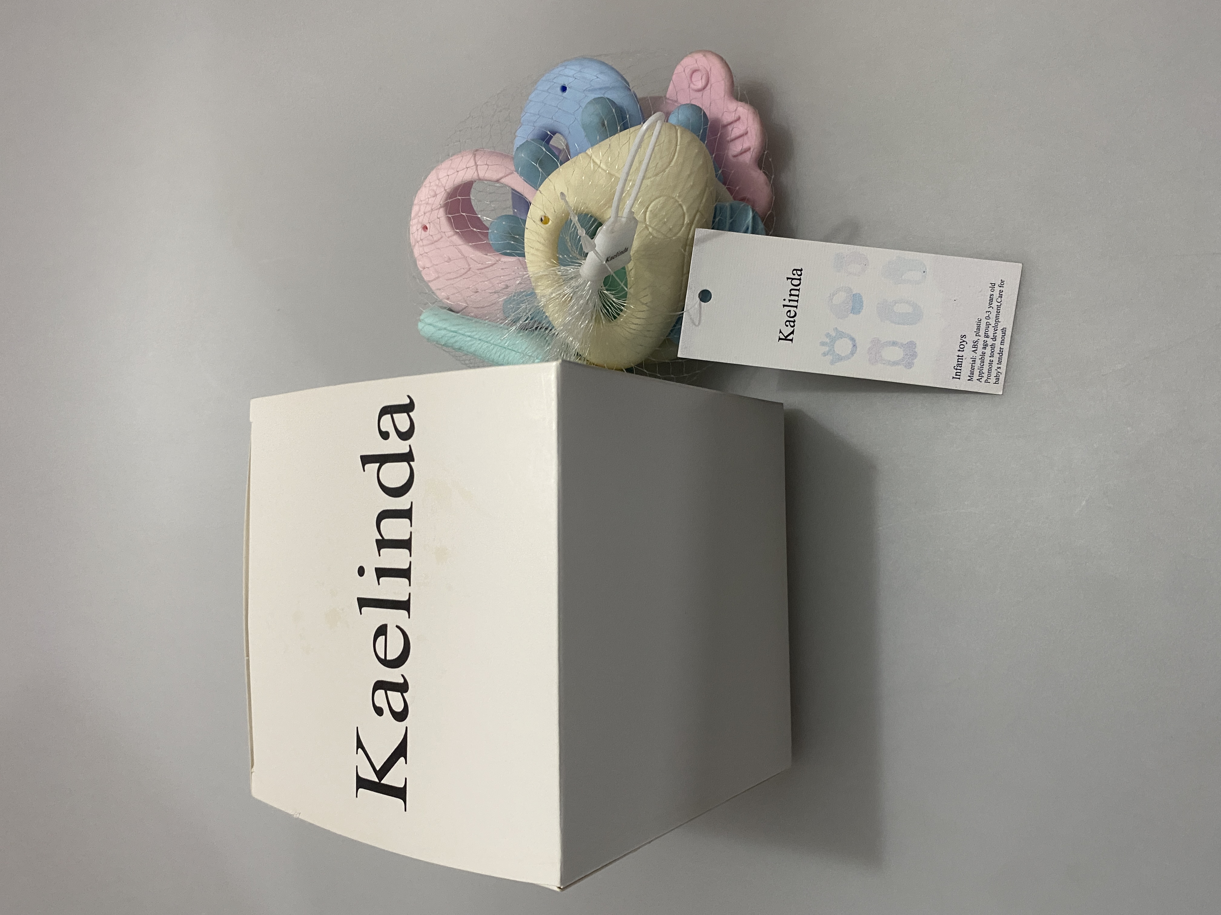 Kaelinda Infant Toys - ABS Plastic Material, Set of 6, Play/Bite/Rattle Features, Suitable for Ages 0-12 Months