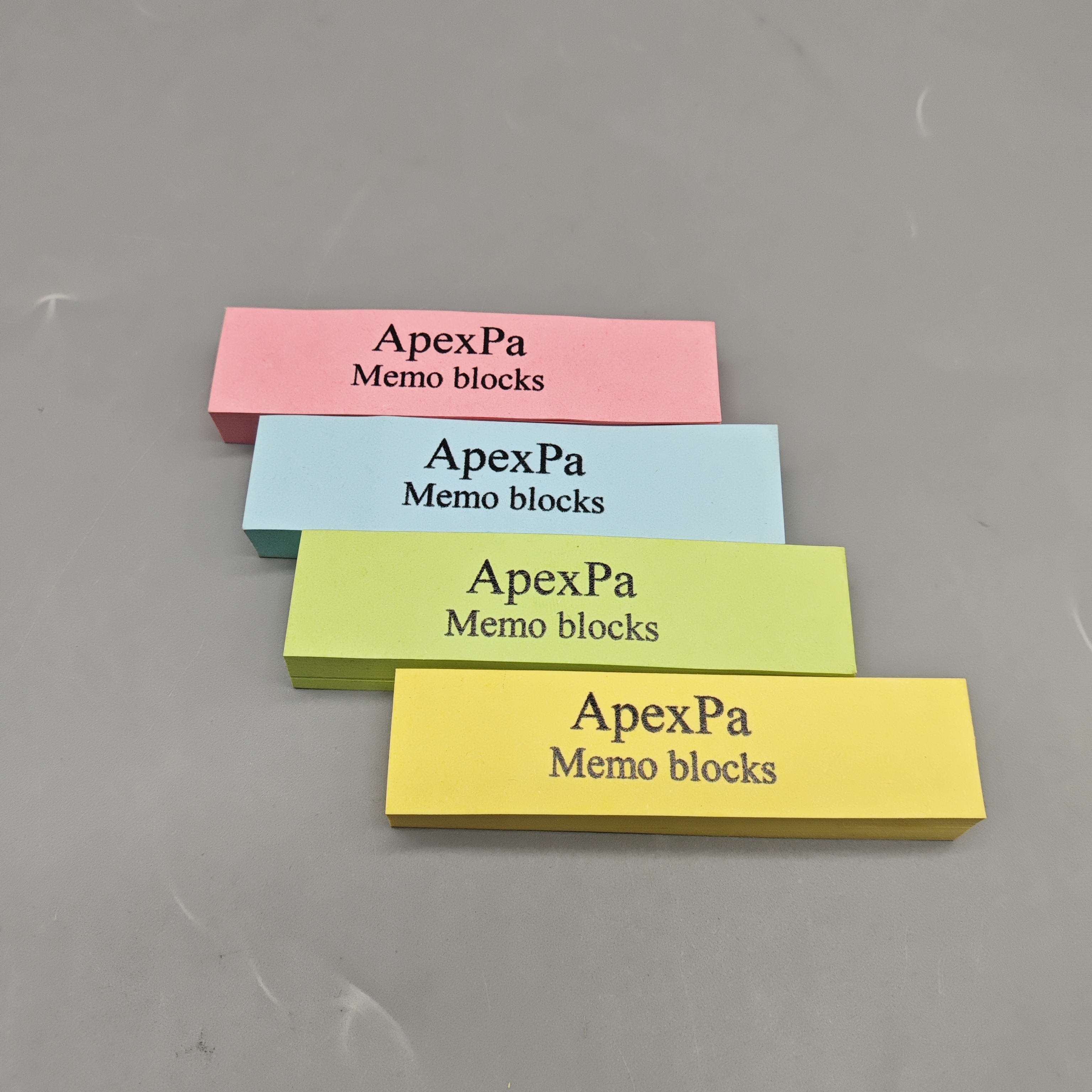 ApexPa Memo Blocks, 7.6x2cm Compact Sticky Note Pads, 50g Lightweight Design, Portable for Office, School, and Home Use