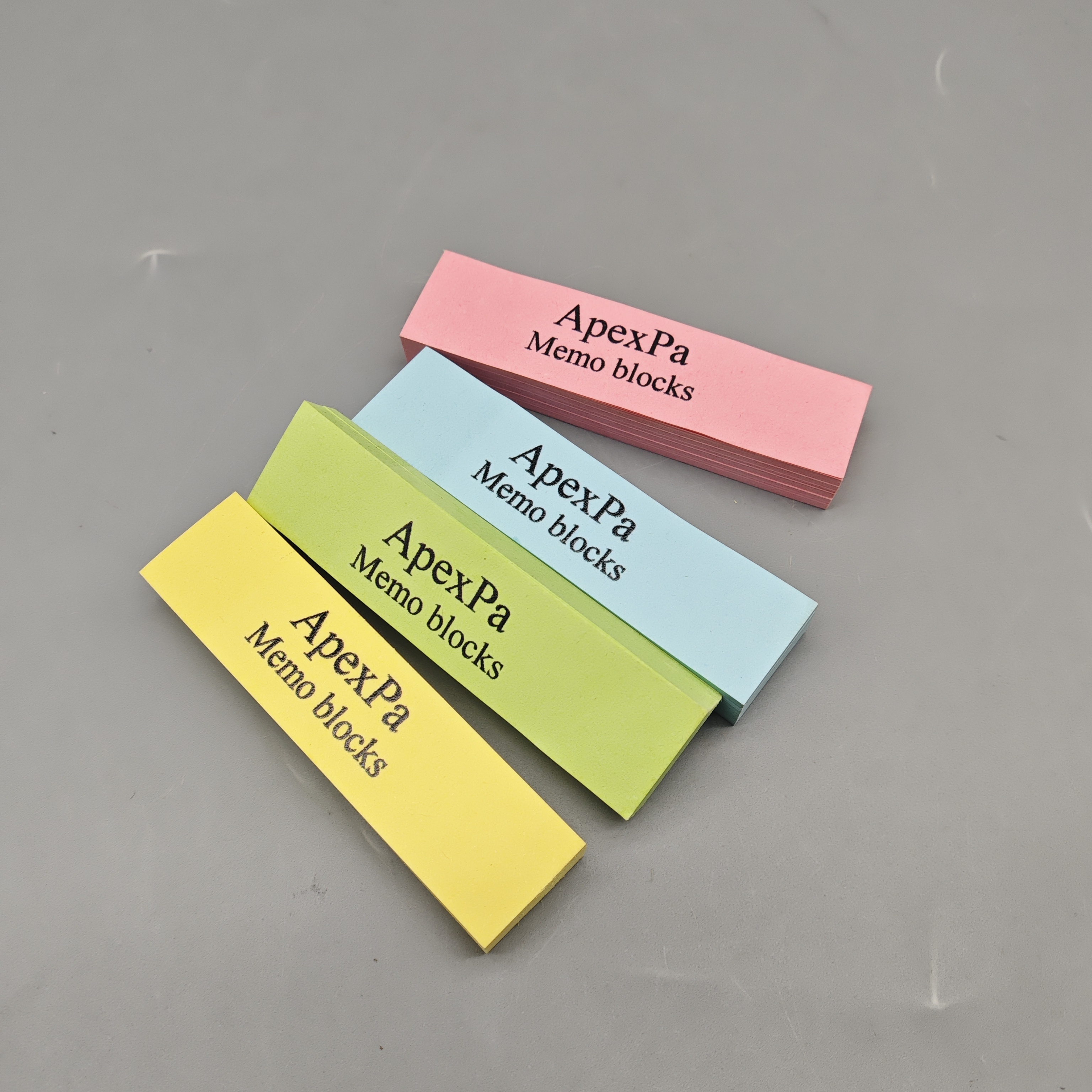 ApexPa Memo Blocks, 7.6x2cm Compact Sticky Note Pads, 50g Lightweight Design, Portable for Office, School, and Home Use