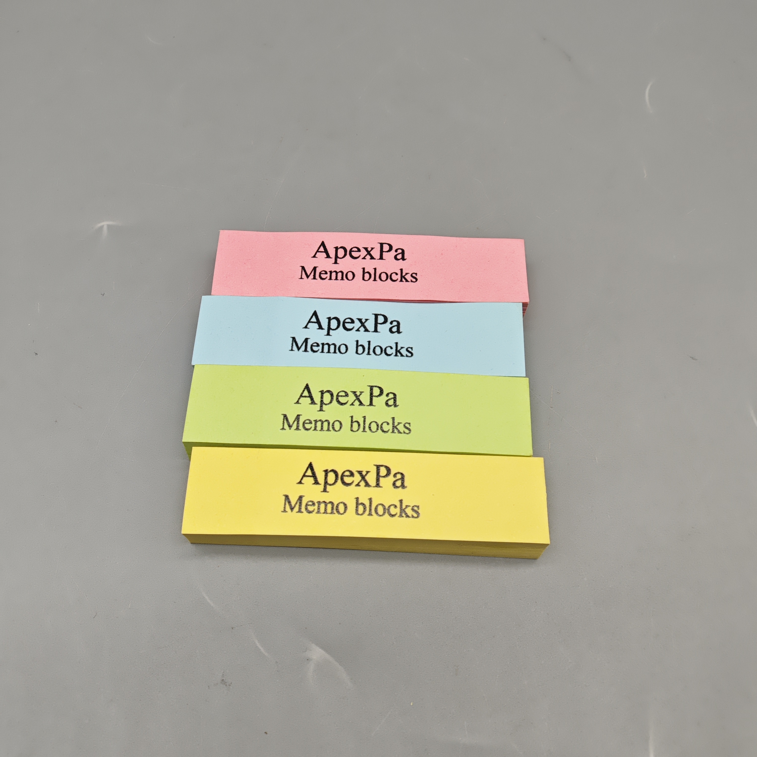 ApexPa Memo Blocks, 7.6x2cm Compact Sticky Note Pads, 50g Lightweight Design, Portable for Office, School, and Home Use