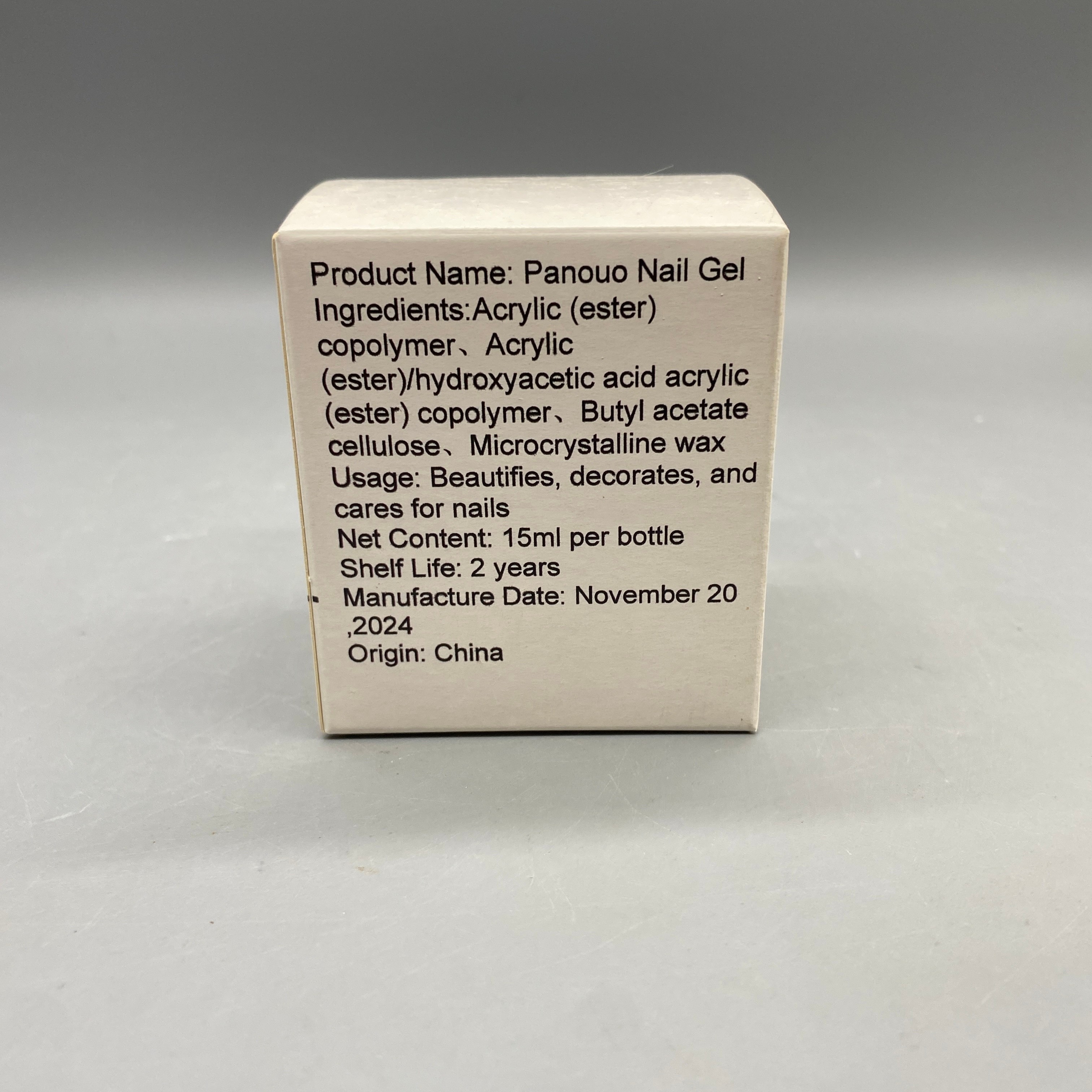 StarHelper Nail Gel, 15ml Long-Lasting Acrylic Nail Gel, Professional Nail Decoration and Care, Easy Application, 2-Year Shelf Life