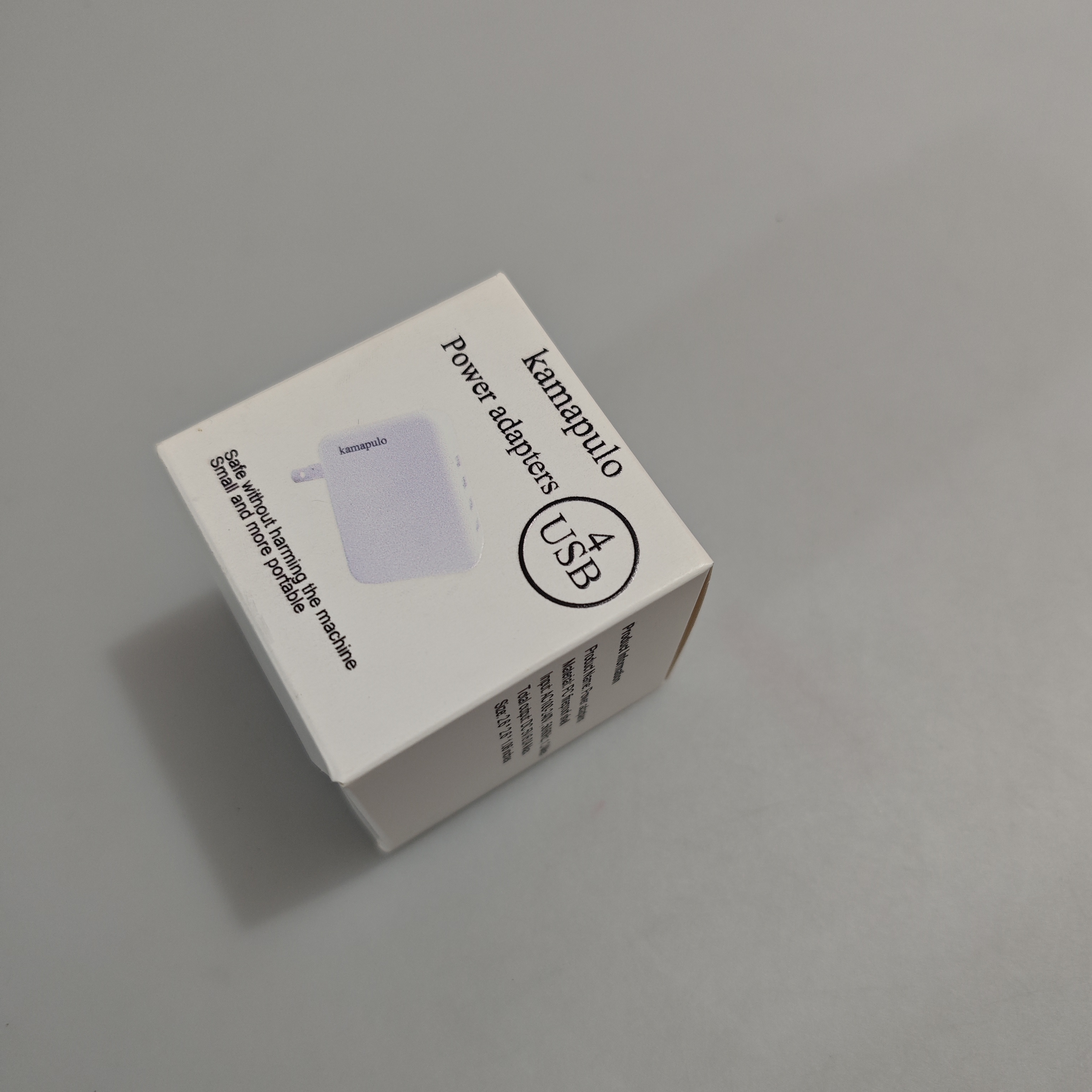 Kamapulo Power Adapters - 4-Port USB Charger with Foldable Plug for Travel-Friendly Charging