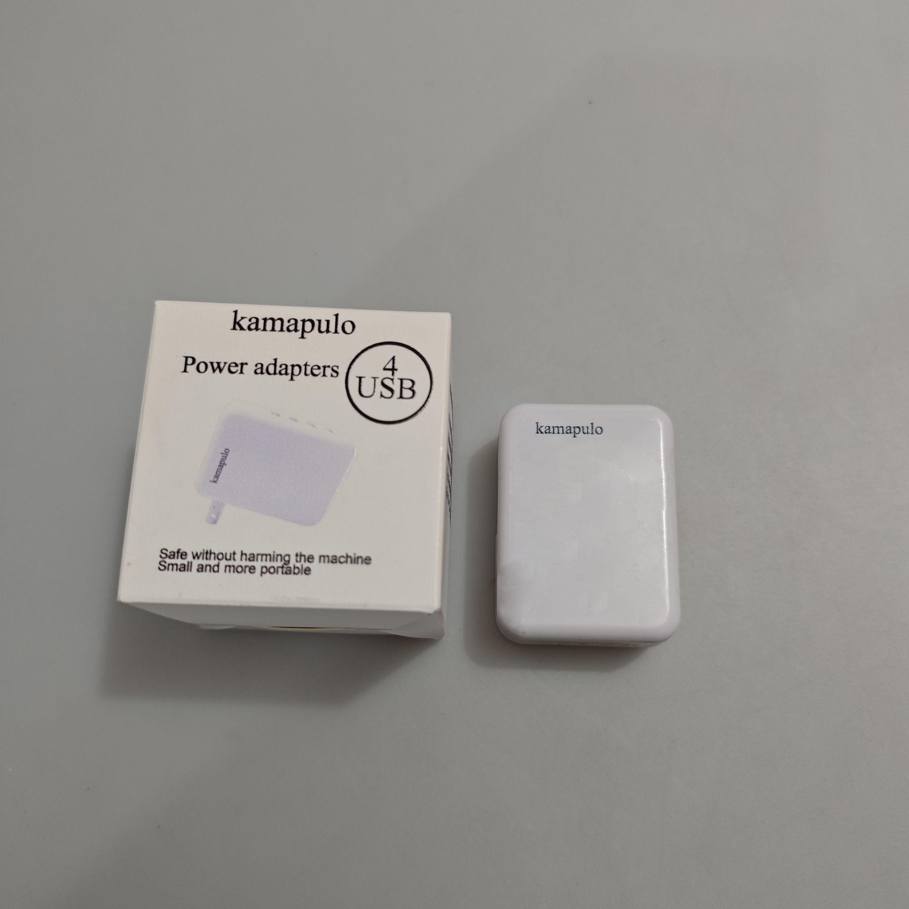 Kamapulo Power Adapters - 4-Port USB Charger with Foldable Plug for Travel-Friendly Charging