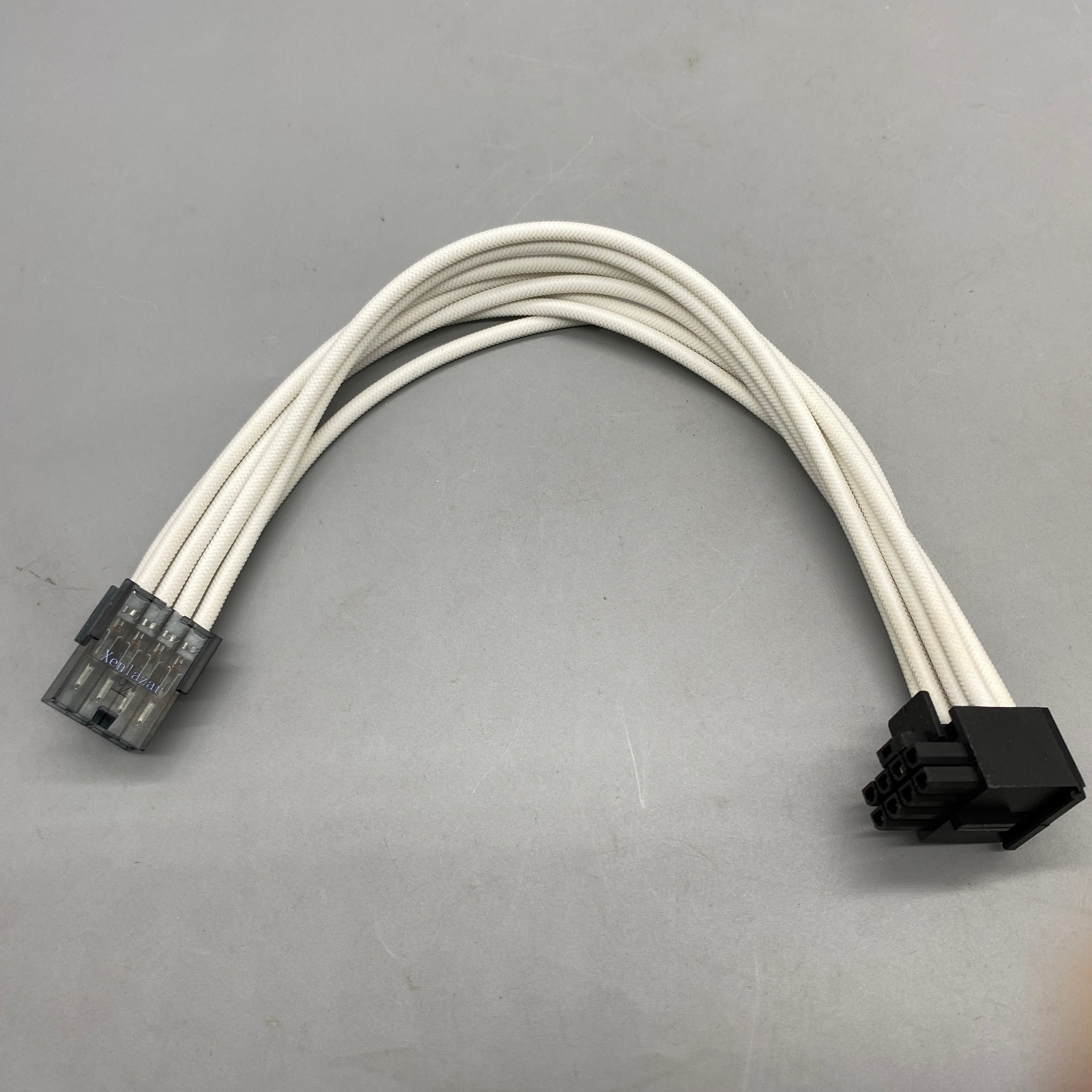 Xenlazar Power Connectors, 4+4 Pin CPU 8-Pin, 18AWG Tinned Copper, Insulated Soft Sleeving, Compatible with 4-Pin/8-Pin Connections
