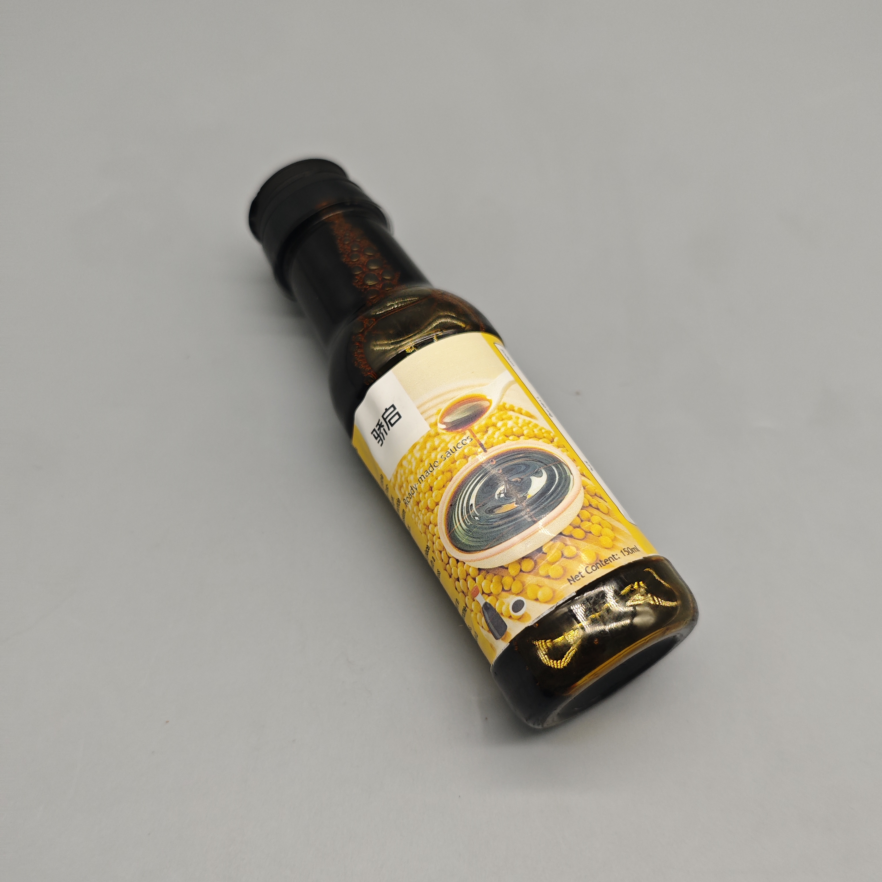 骄启 Ready-made Sauces, 150ml Premium Soy Sauce for Cooking & Dipping, Non-GMO Soy, Rich Umami Flavor, 24-Month Shelf Life, Bottled on 2025-04-02