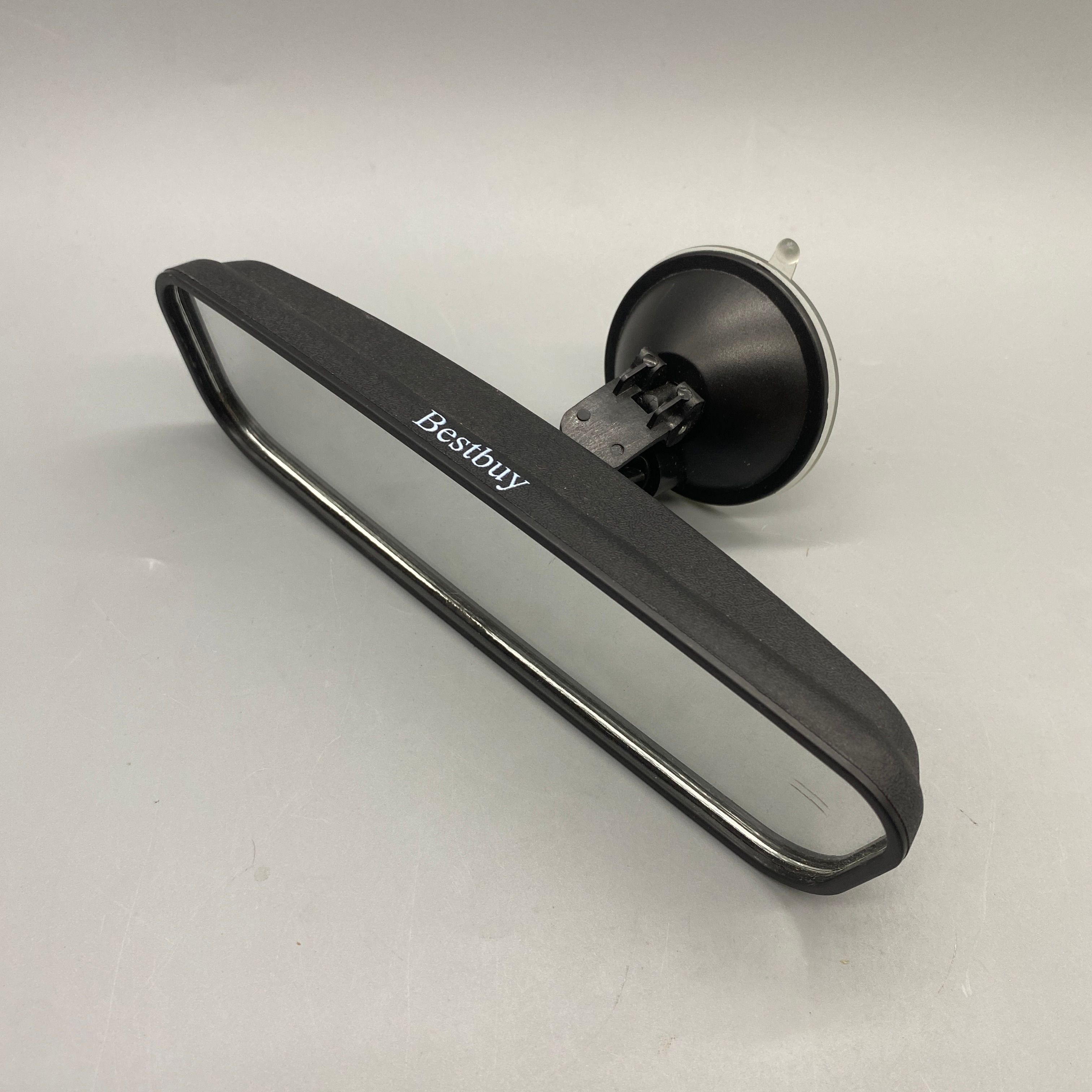 Bestbuy Rearview Mirror for Automobiles – Suction Cup Mount, 20x6x6.5cm, Black, Easy Installation Car Mirror