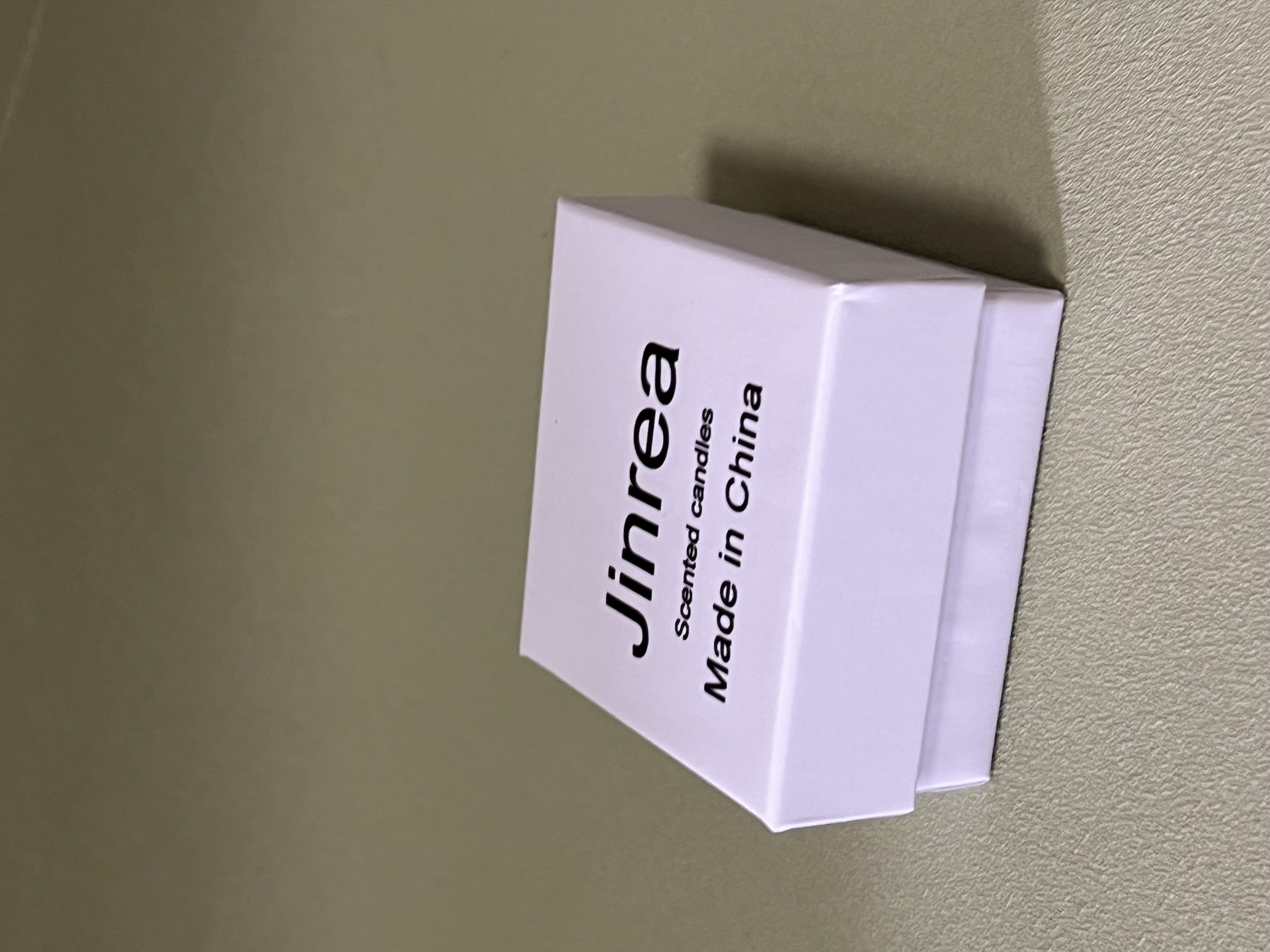 Jinrea Scented Candle in Tin Jar, 80g Natural Soy Wax Aromatherapy Candle, Long-Lasting & Calming Fragrance for Home, Office, or Gift Use