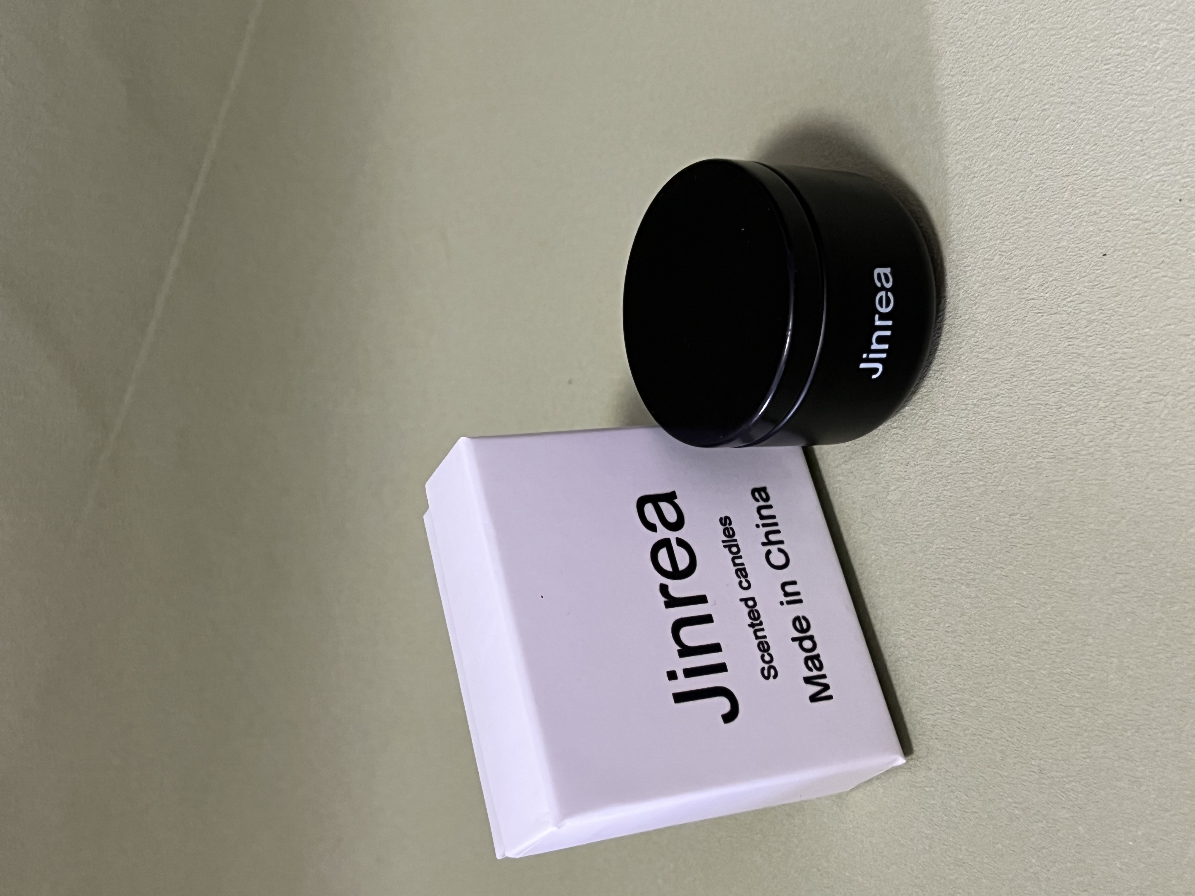 Jinrea Scented Candle in Tin Jar, 80g Natural Soy Wax Aromatherapy Candle, Long-Lasting & Calming Fragrance for Home, Office, or Gift Use