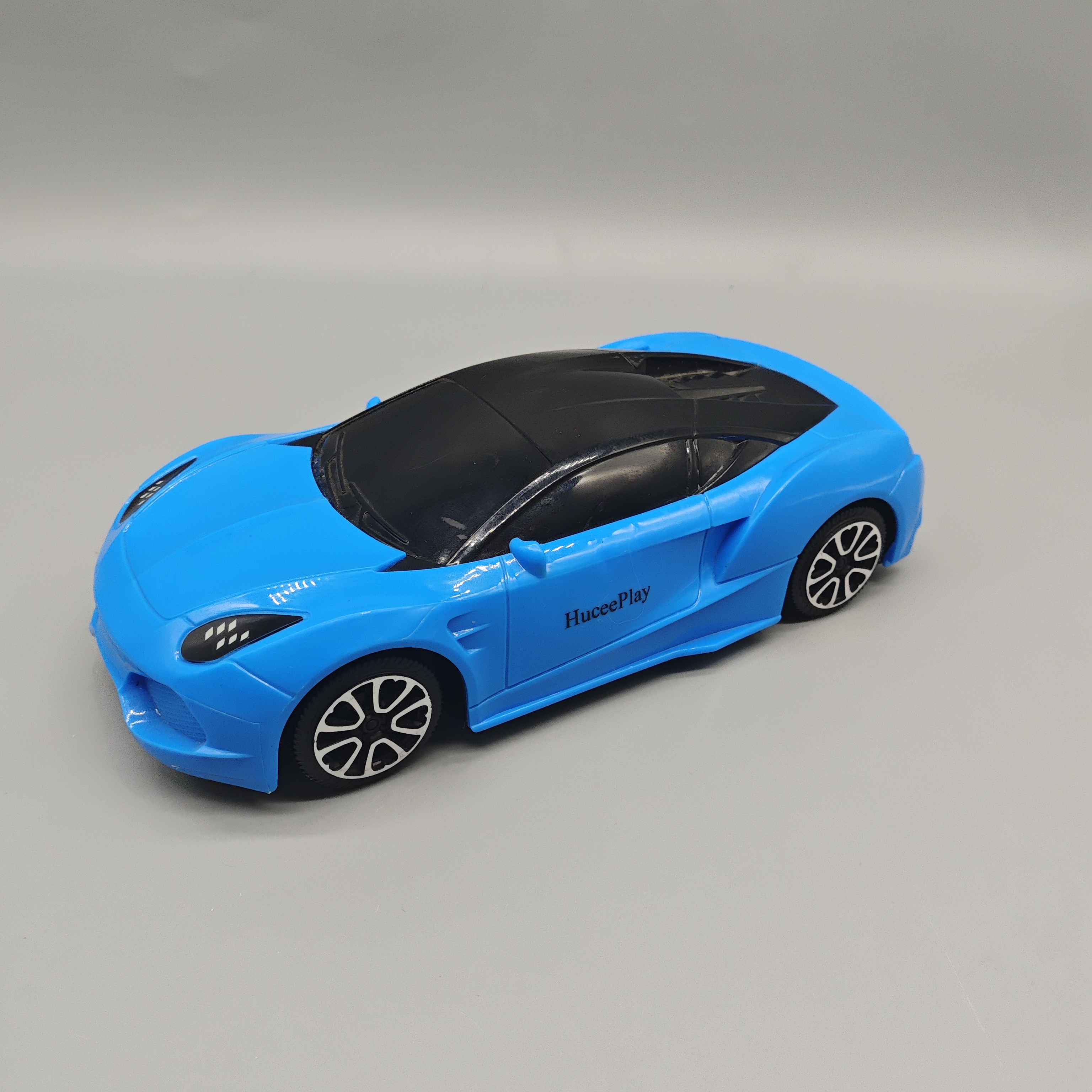 HuceePlay Toy Vehicles, 18×7.5×5cm Blue Plastic Racing Car, Durable Sports Car Model for Kids, Lightweight & Safe Play Vehicle for Boys & Girls