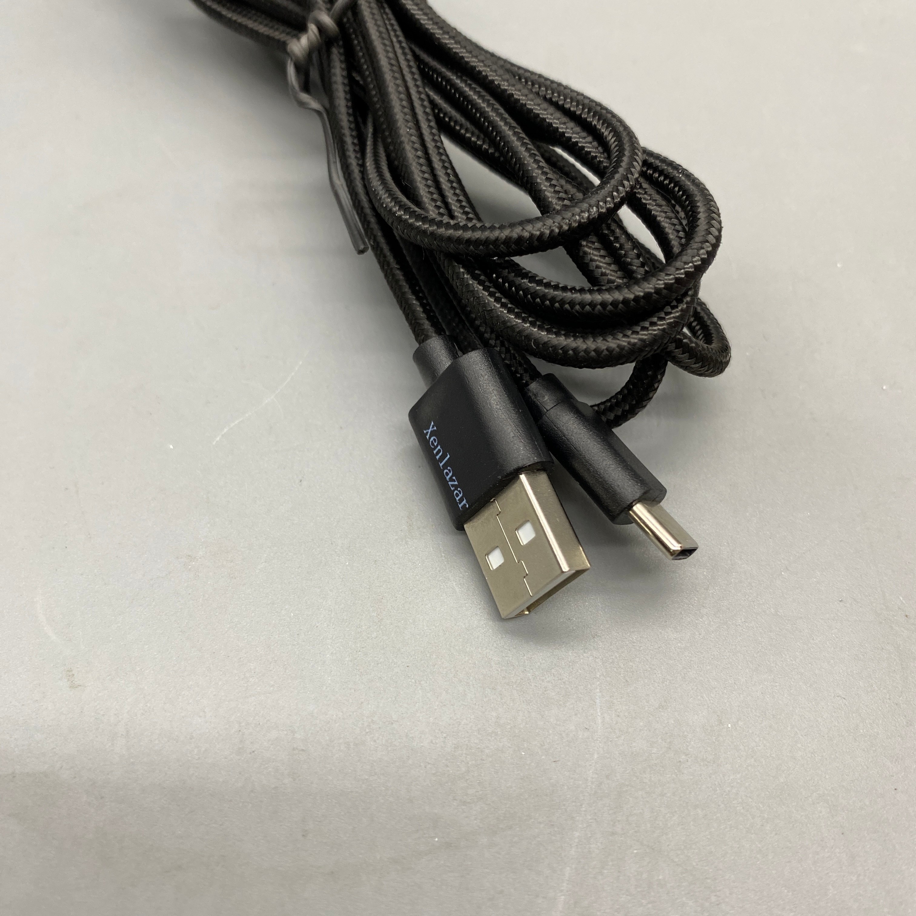 Xenlazar USB Cable for Cellphones, 1.5M, 4.0mm Diameter, PVC Material, Fast Charging & Data Transfer Cable