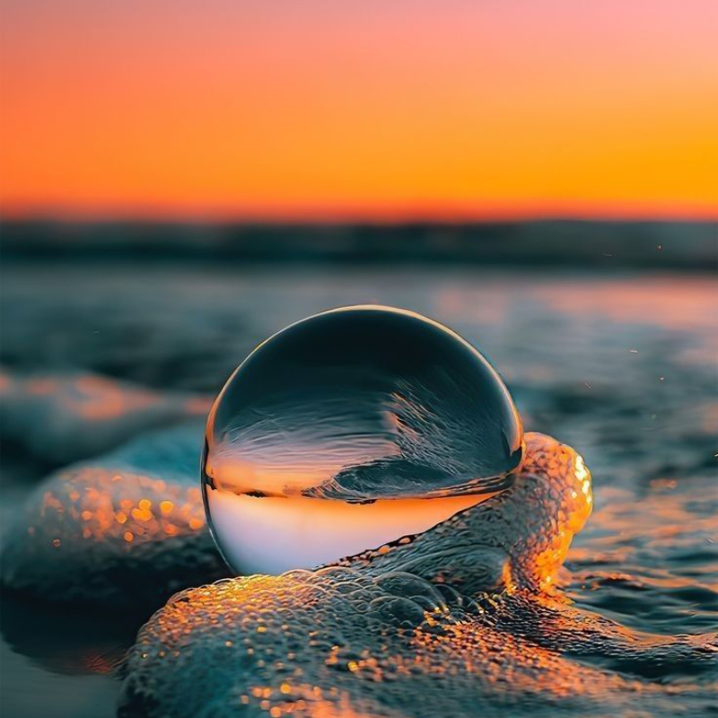  Crystal Clear Glass Ball