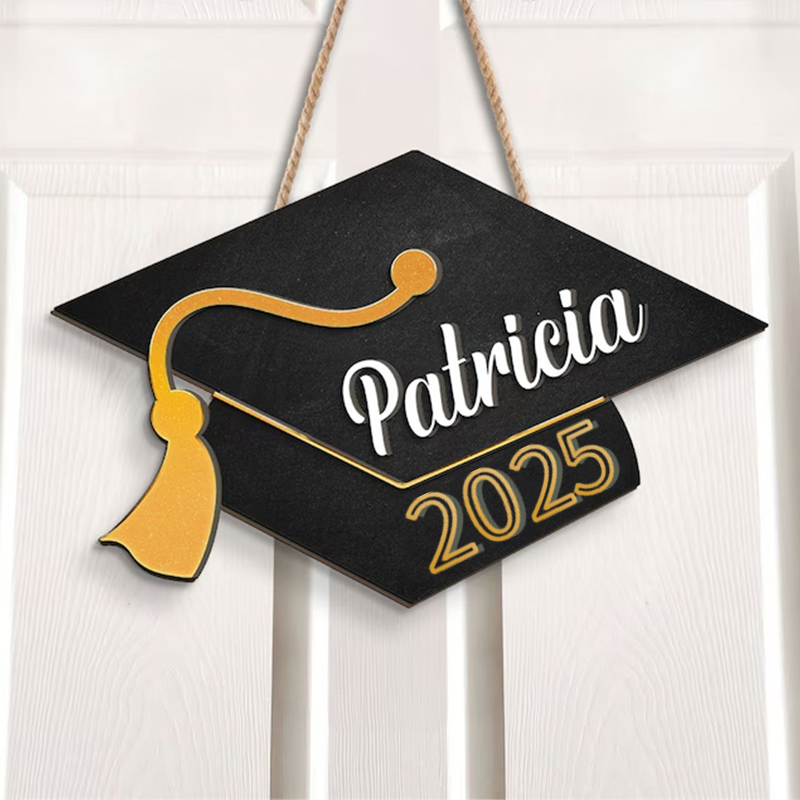 Personalized 2025 graduation gifts, graduation party front door decorations, personalized graduation signs,