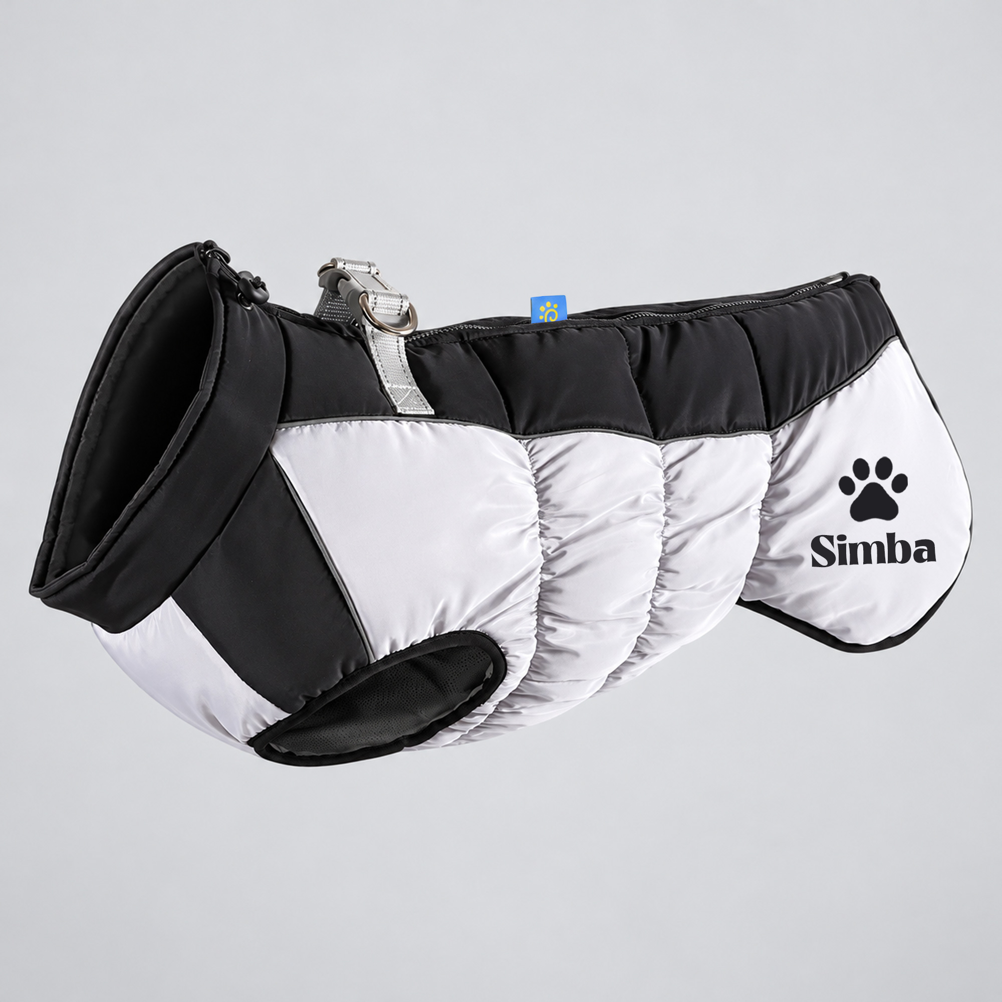 Personalized Custom Pet Name Large Size Winter Warm Puffer Vest 