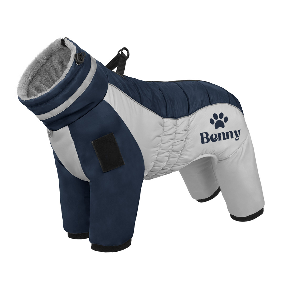 Personalized Pet Winter Warm Windproof Puffer Jacket