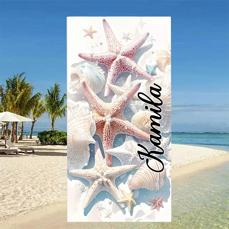 Custom 2 in 1 Beach Towel Backpack,Quick Dry Microfiber Sand Free Lightweight Large Swimming Towel