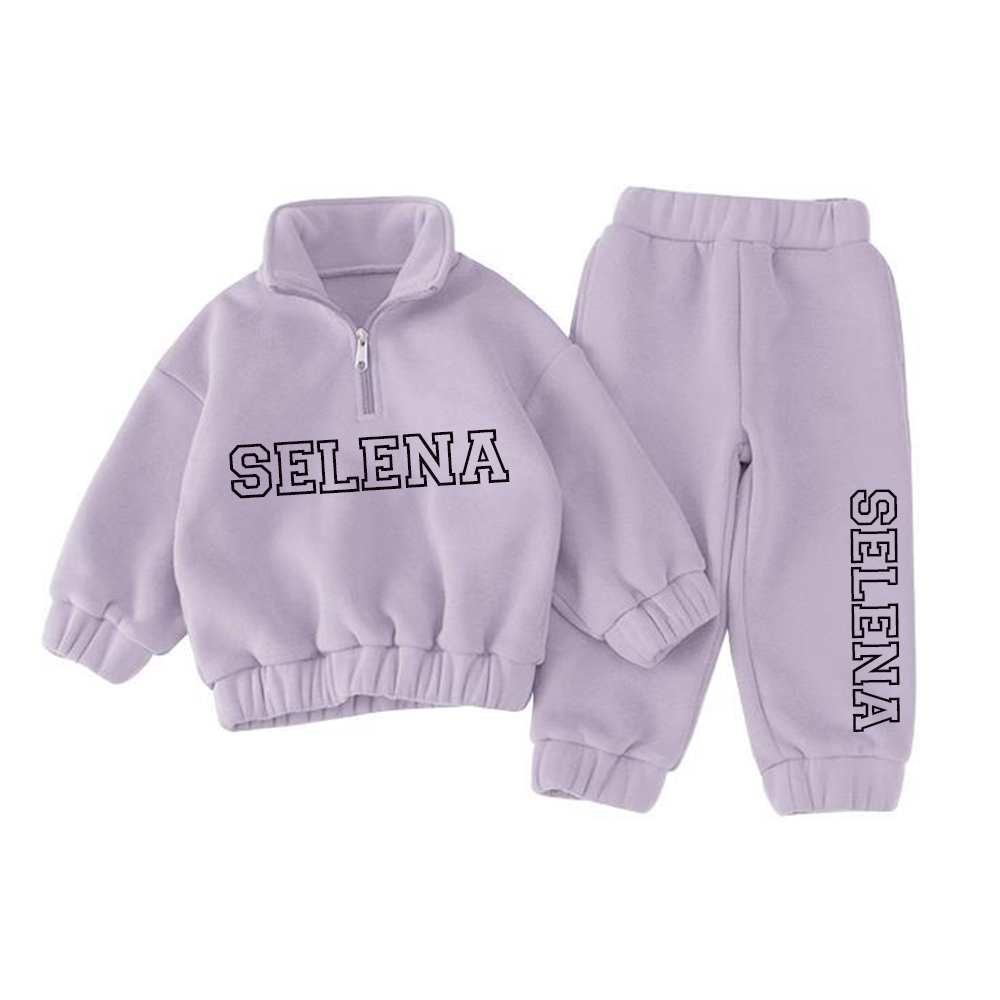 Personalized 1/4 Zip Ultra Soft Lounge Set